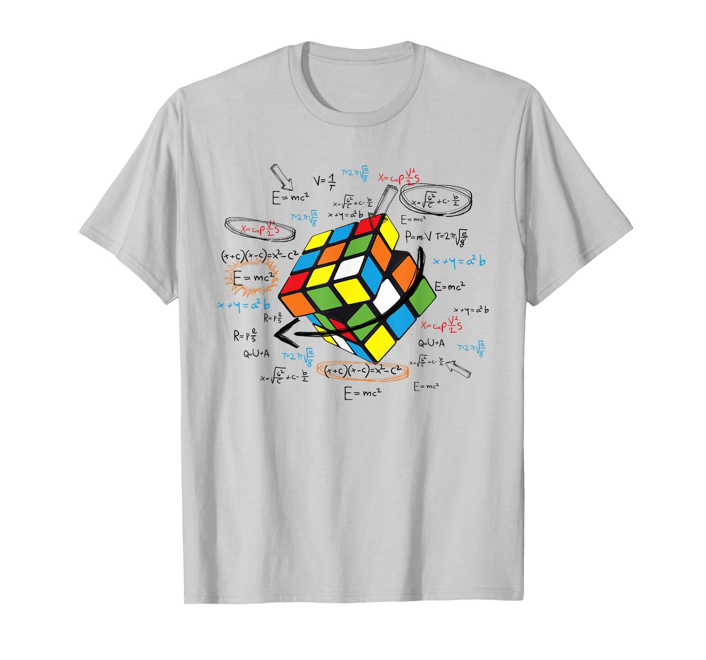 Cool Math Rubik Rubix Rubics Player Cube Math Lovers T-Shirt