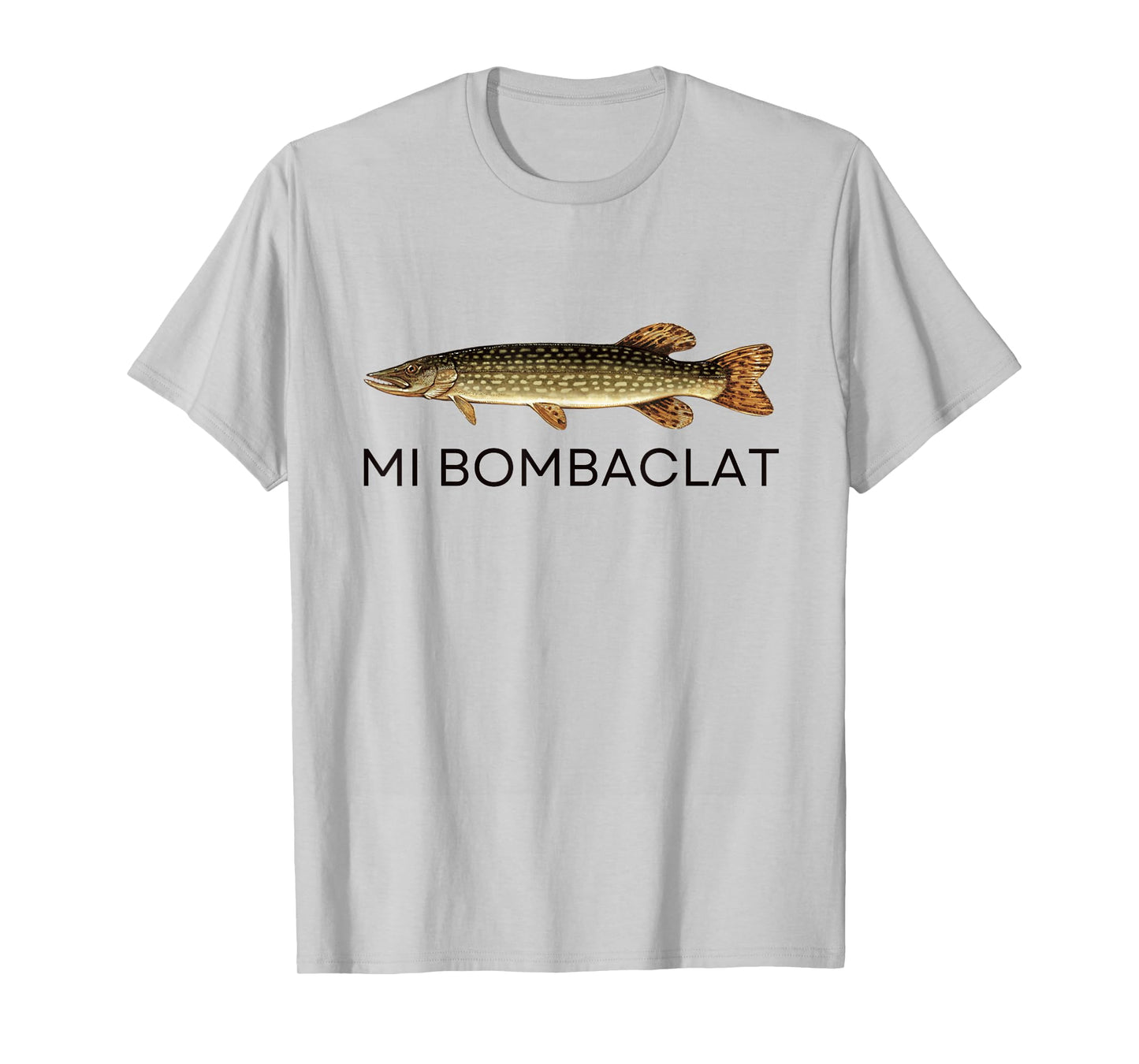 MI Bombaclat Funny Oddly Specific Fish Meme Graphic T-Shirt