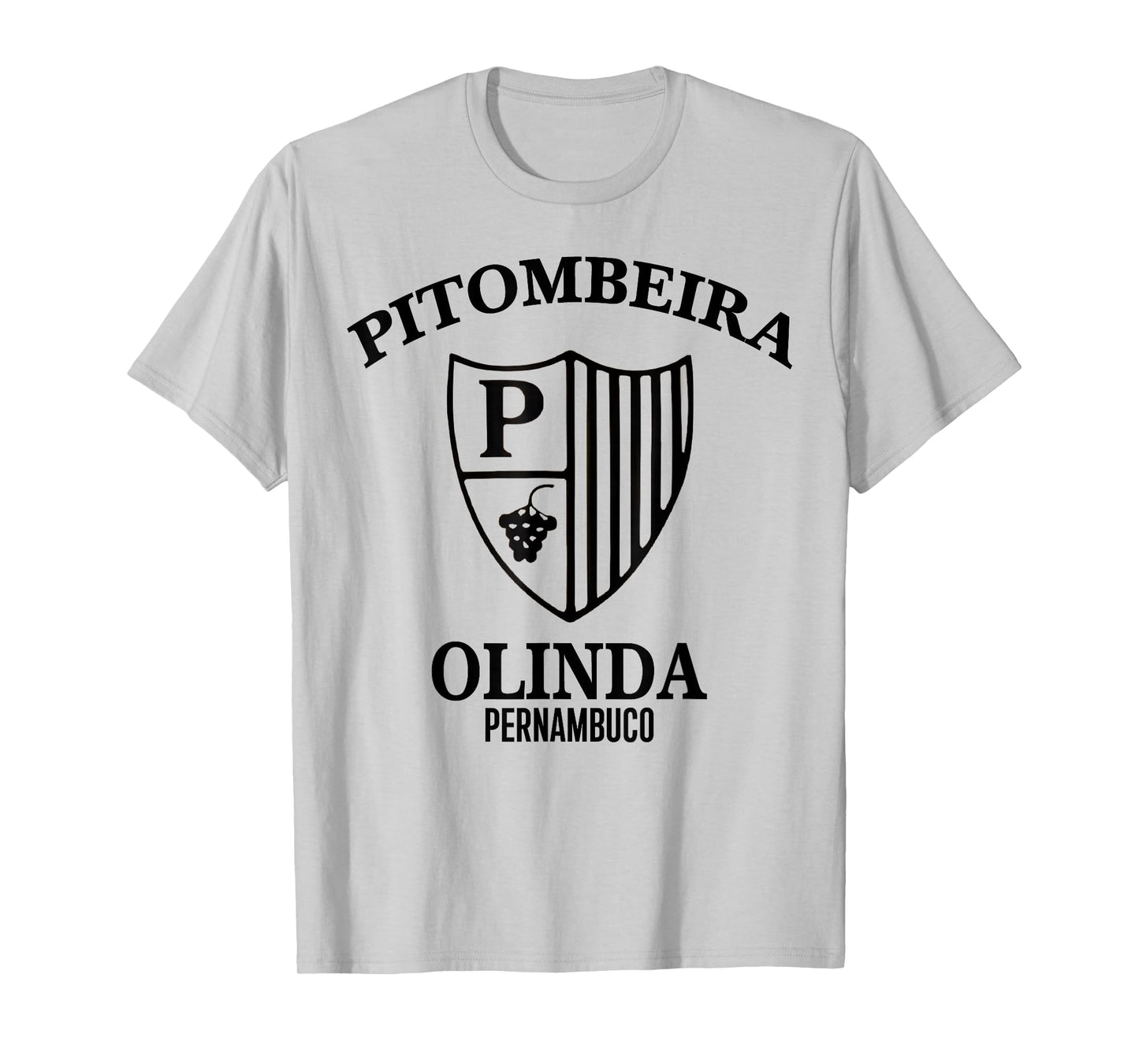 Pitombeira Olinda Pernambuco T-Shirt - T-Shirt | Ash