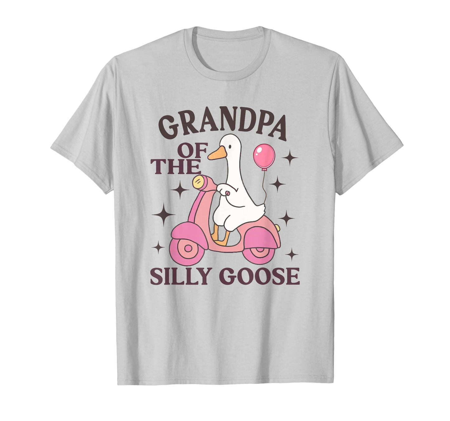 Grandpa Goose On The Loose Funny Birthday Matching Family T-Shirt