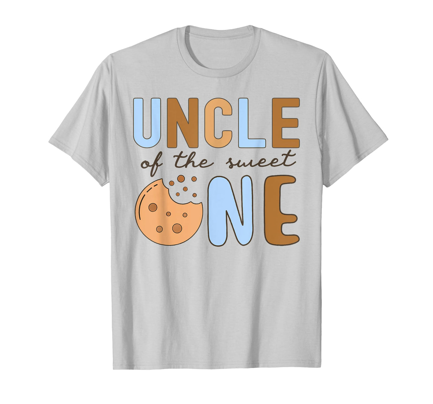 Uncle Of The Sweet One Cookies and Milk 1st Birthday Party T-Shirt