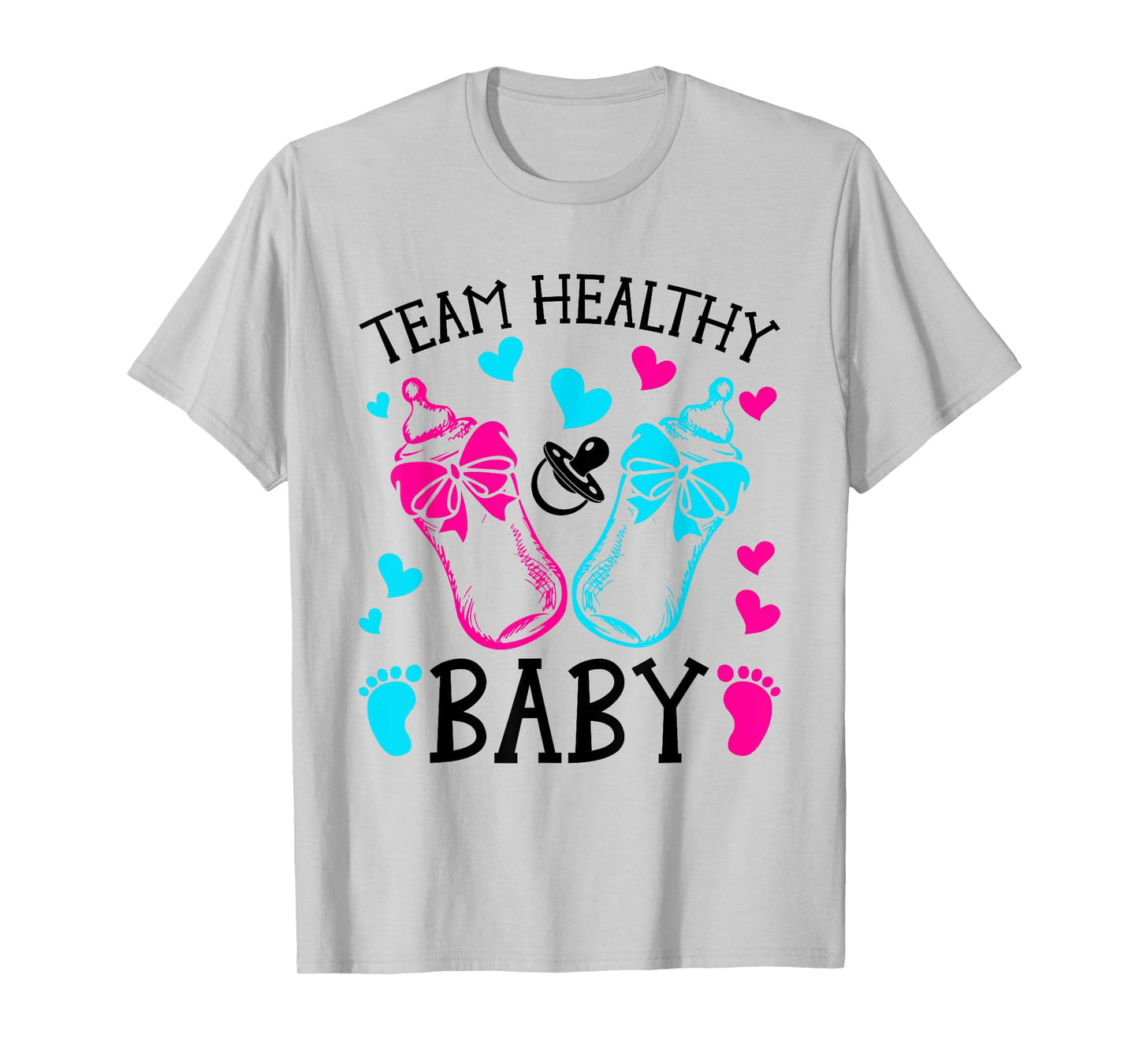 Team Healthy Baby Gender Reveal Party T-Shirt