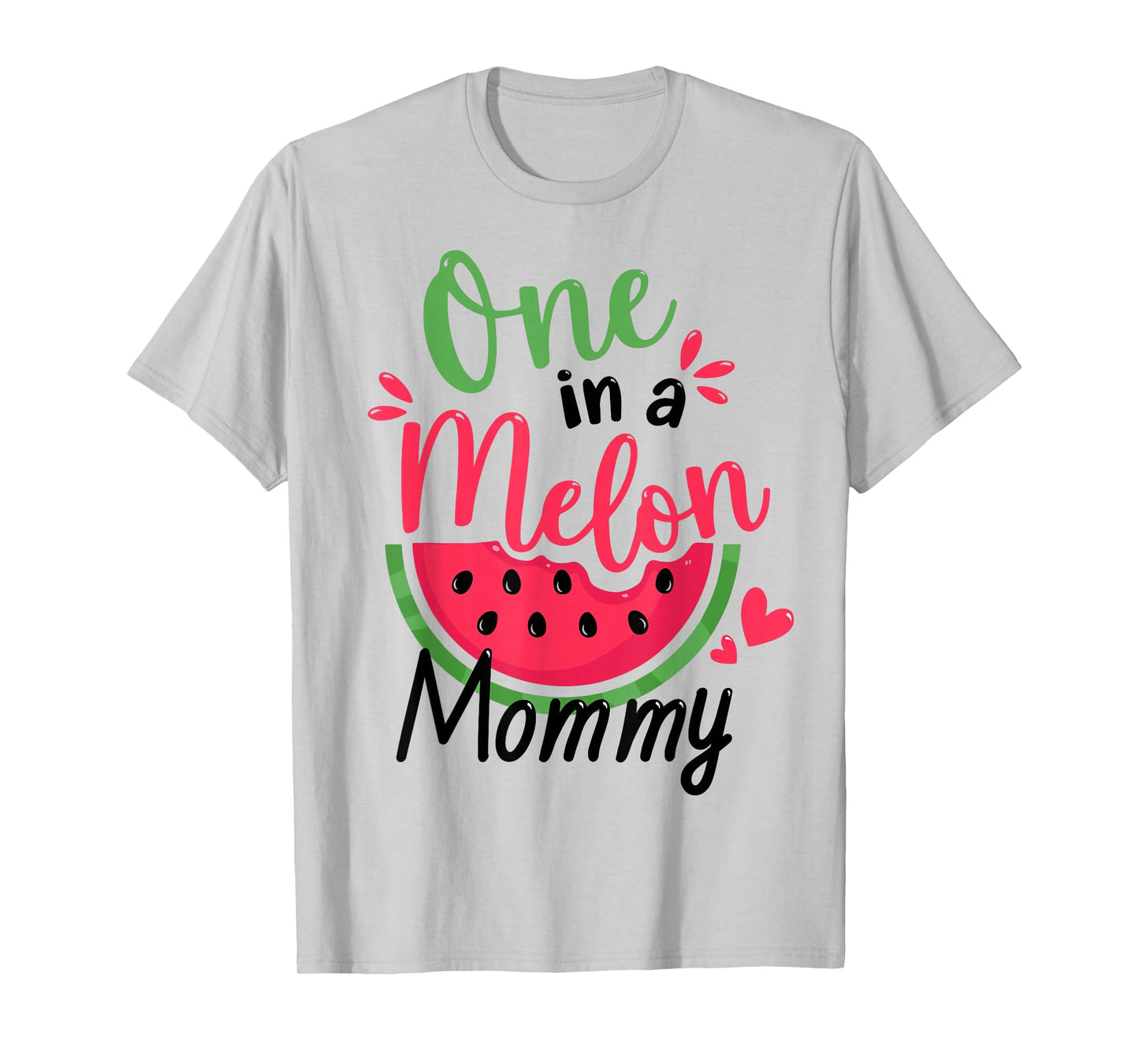 One in a Melon Mommy 1st Birthday Party Family Matching T-Shirt