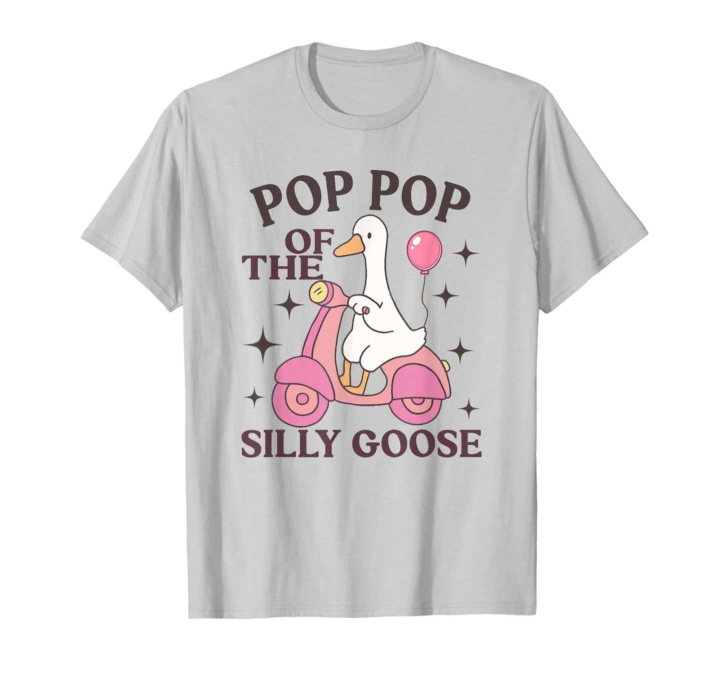 Pop Pop Goose On The Loose Funny Birthday Matching Family T-Shirt