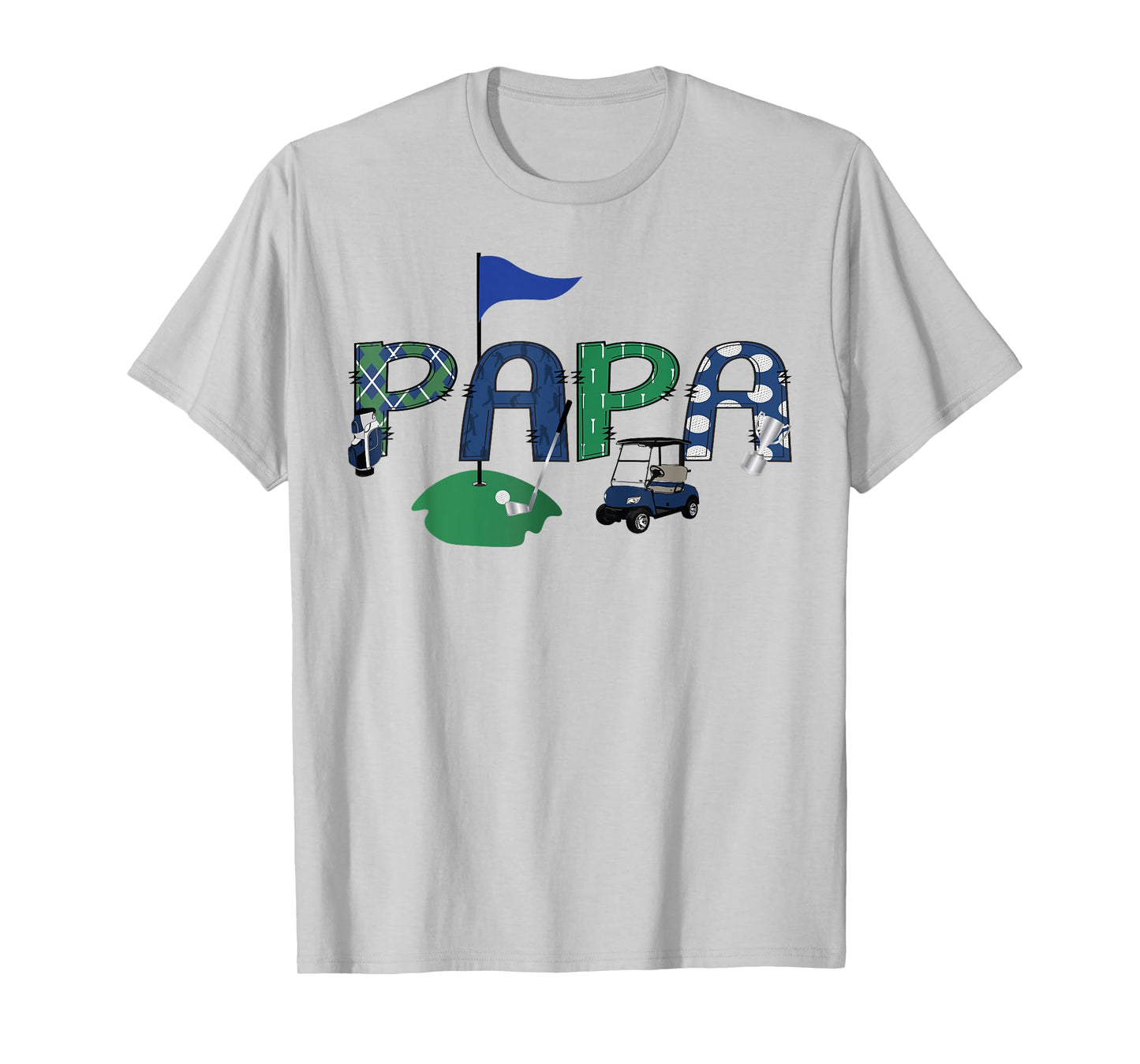 Golf Papa Hole In One Golf First Birthday Boy Party T-Shirt