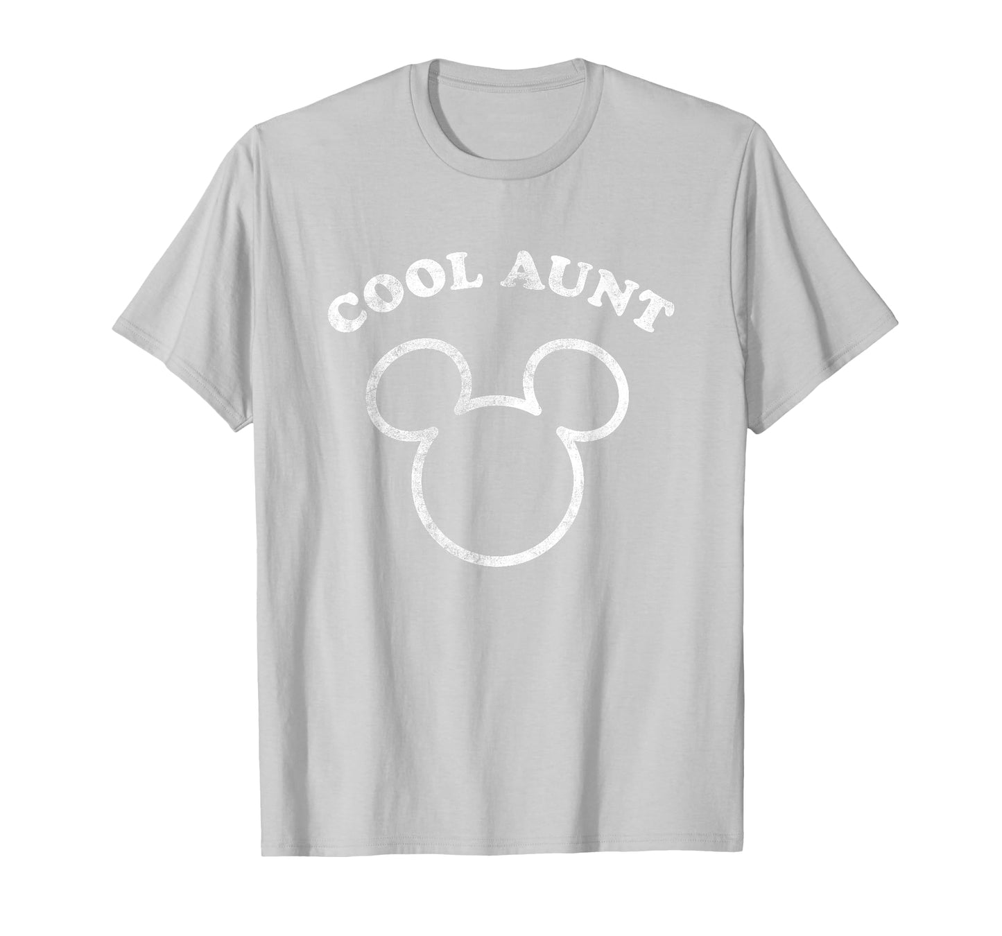 Disney Mickey And Friends Cool Aunt Distressed Chest Logo T-Shirt