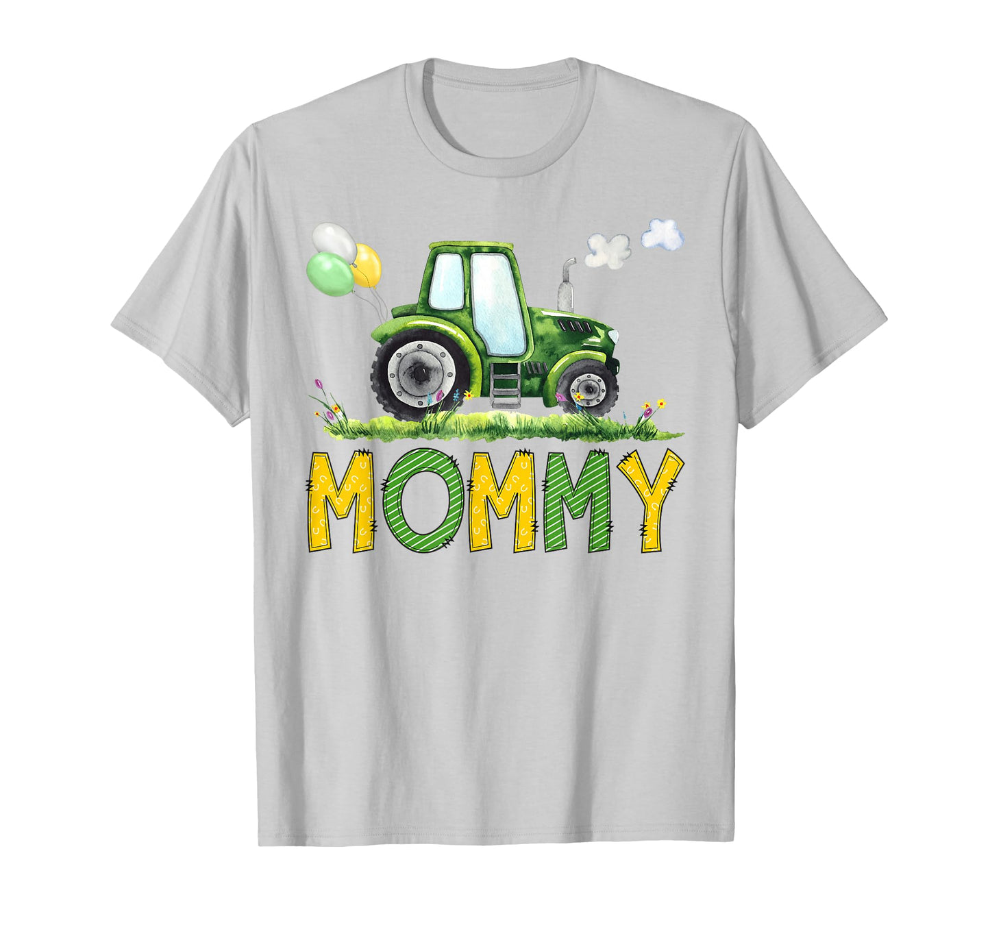 Mommy of The Birthday Boy Tractor Farm Truck Matching T-Shirt