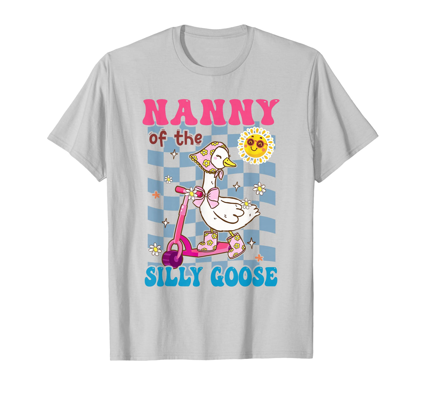 Nanny of The Silly Goose First Birthday Family Matching T-Shirt