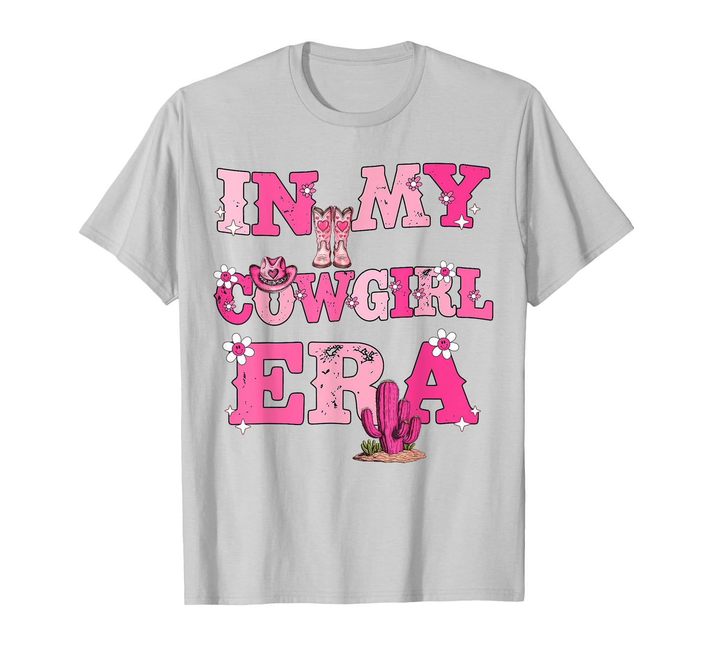 In My Cowgirl Era Retro Groovy Western Rodeo Cowgirl Cute T-Shirt