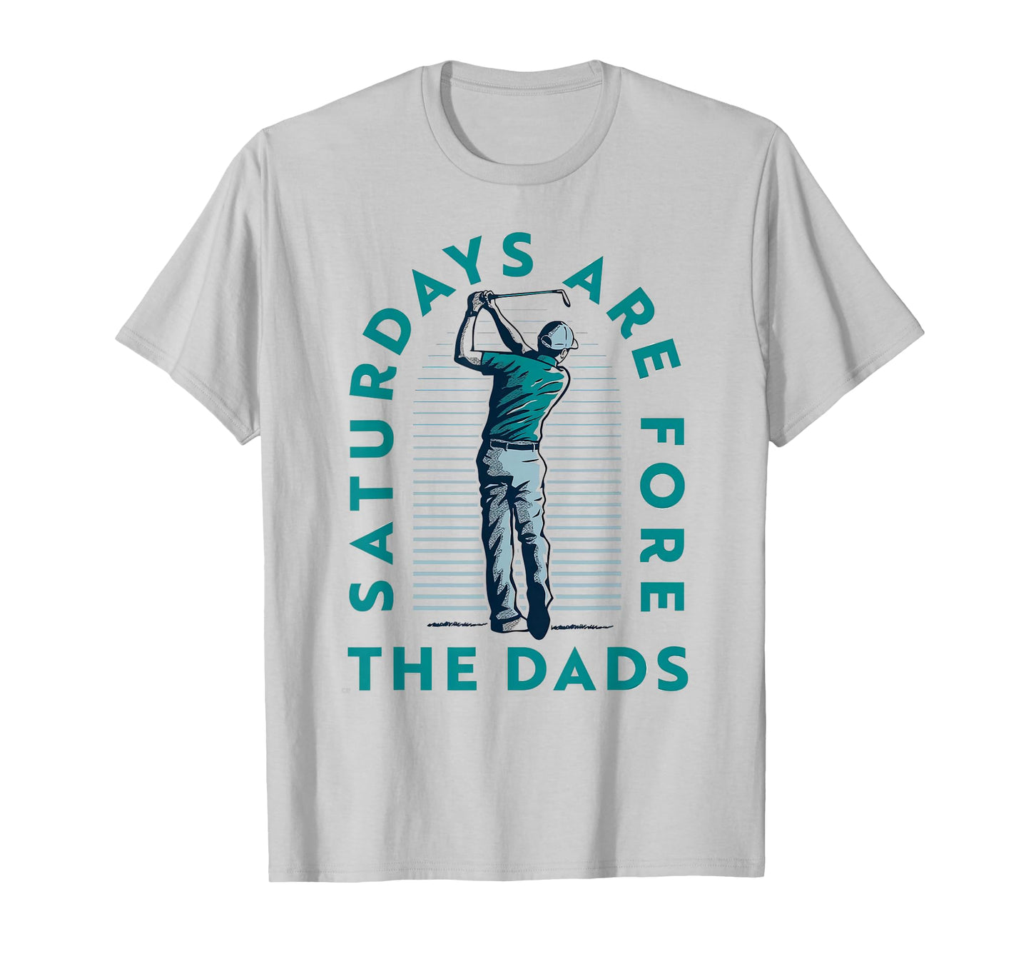 Saturdays For Dads Golfer Father's Day T-Shirt