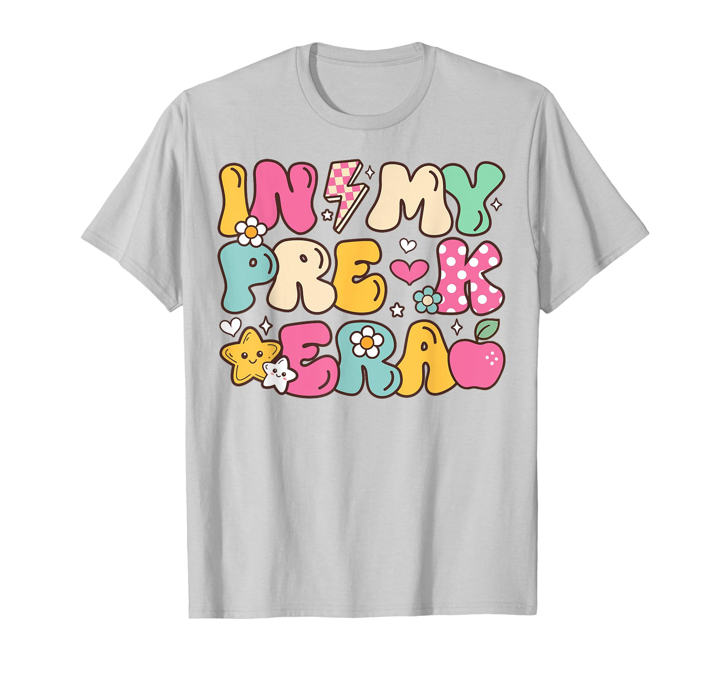 In My Pre-K Era Girl Back To School Cute PreSchool Teacher T-Shirt