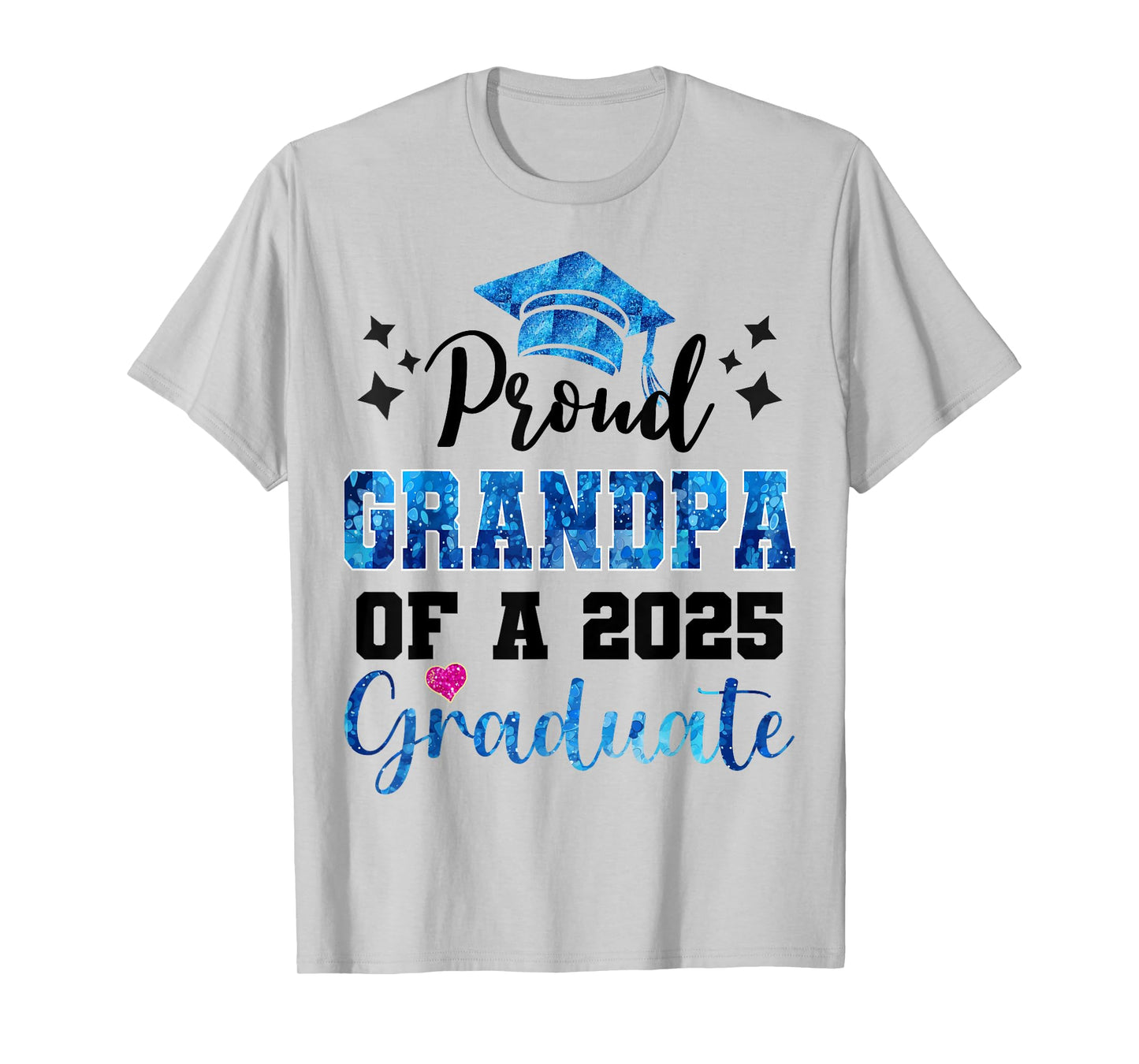 Super Proud Grandpa of 2025 Graduate Graduation Family T-Shirt