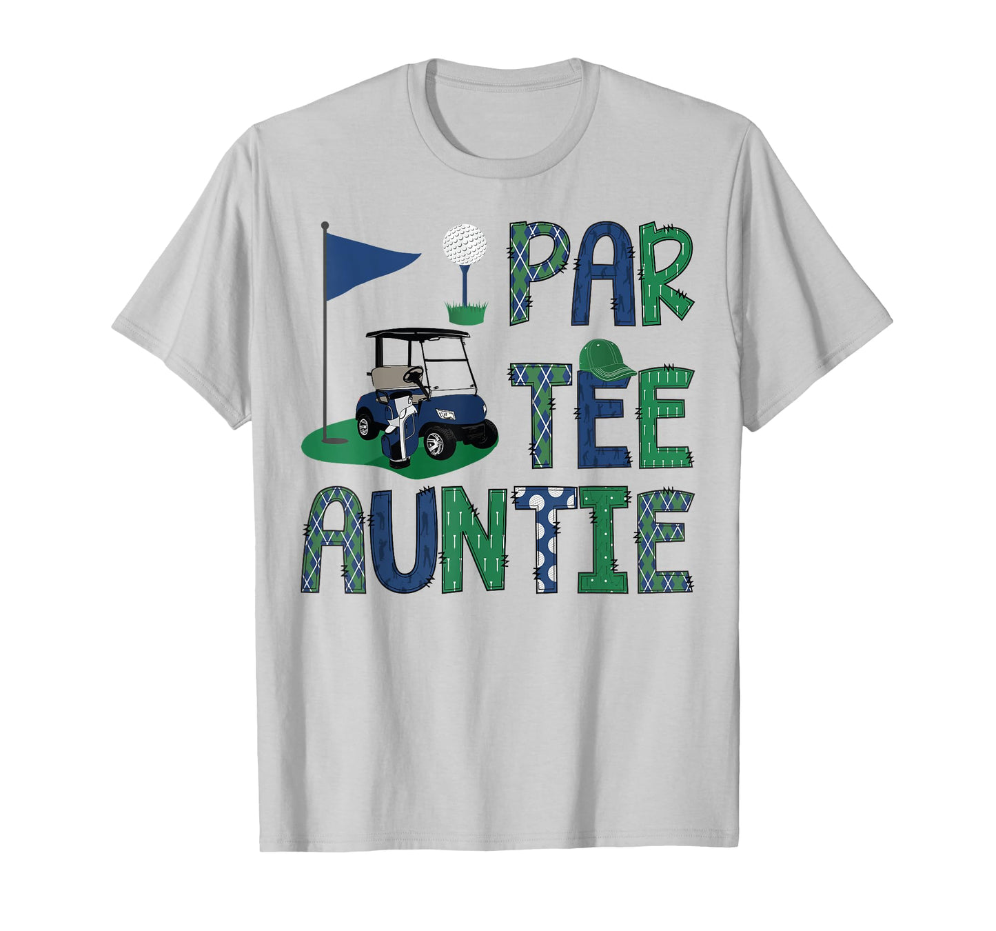 Par-Tee Auntie Golf Lover Birthday Party Family Matching T-Shirt