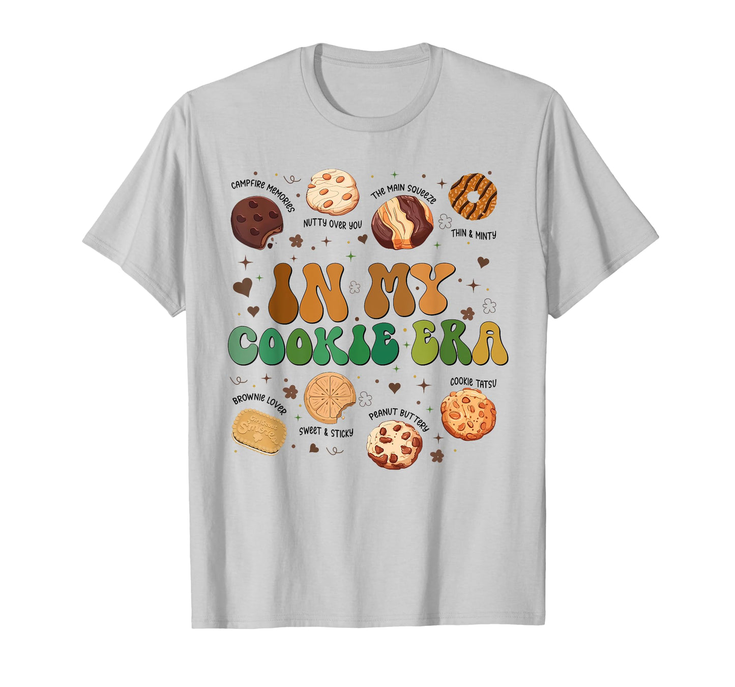 In My Cookie Era Cookie Dealer Era Scout Mom Girls Kids T-Shirt