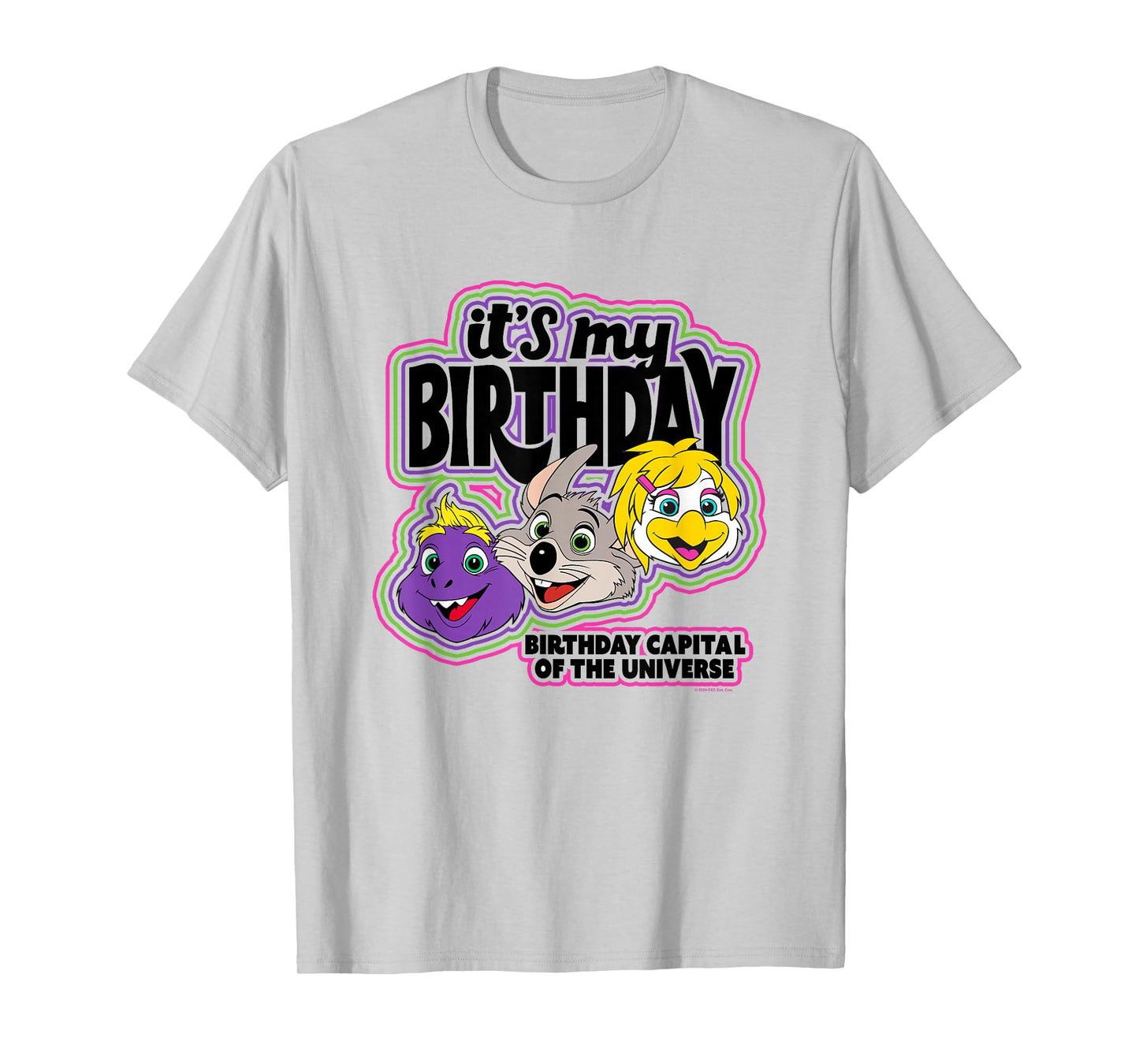 Chuck E. Cheese Birthday Capital Of The Universe Vintage T-Shirt