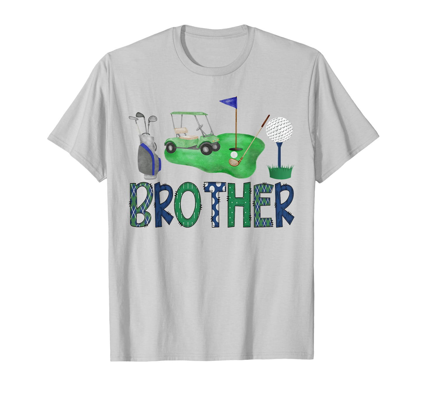 Brother Of The Birthday Boy Hole in One Golf Sport Matching T-Shirt
