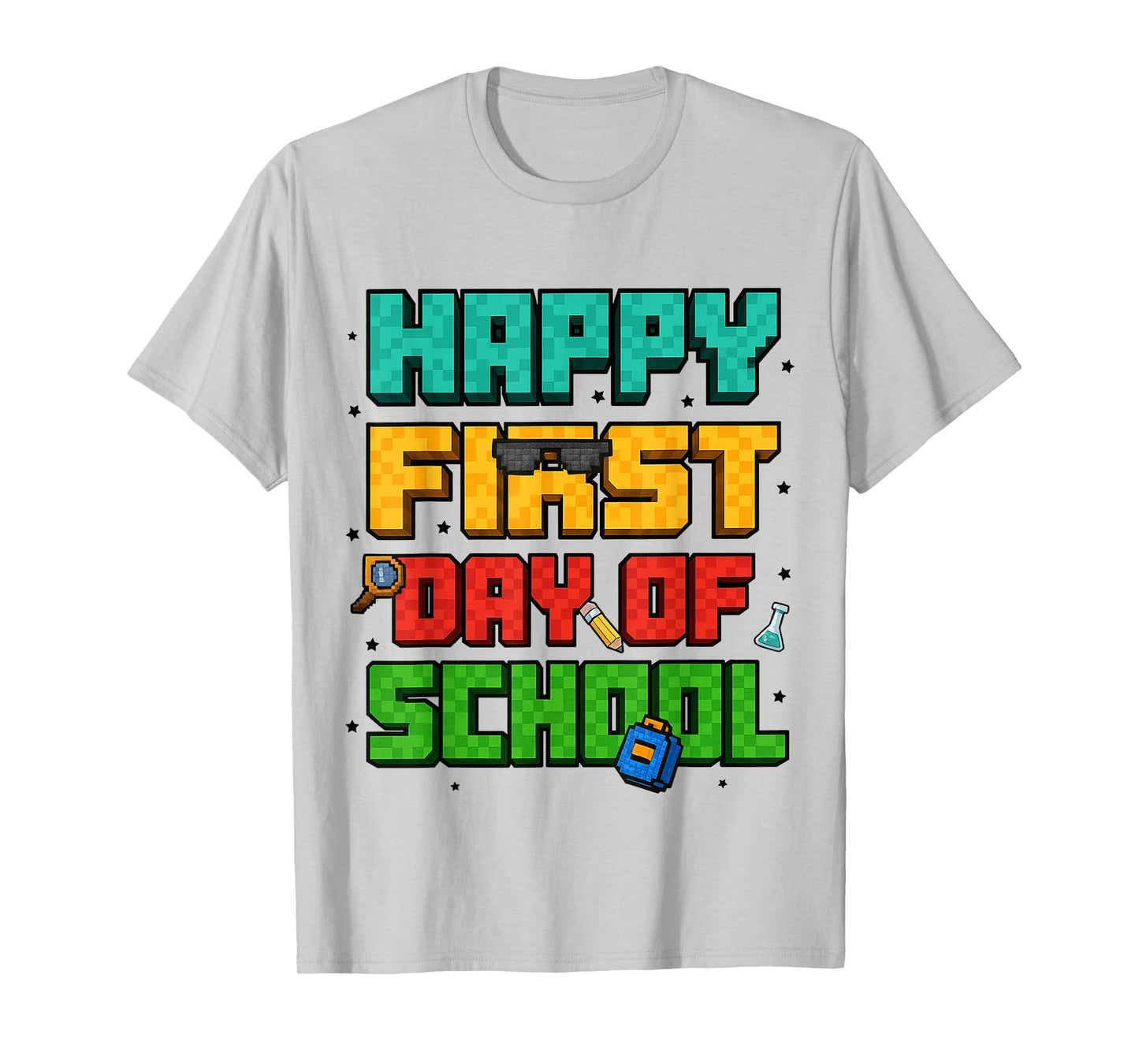 Happy First Day of School Preschool Kindergarten Boys Kids T-Shirt