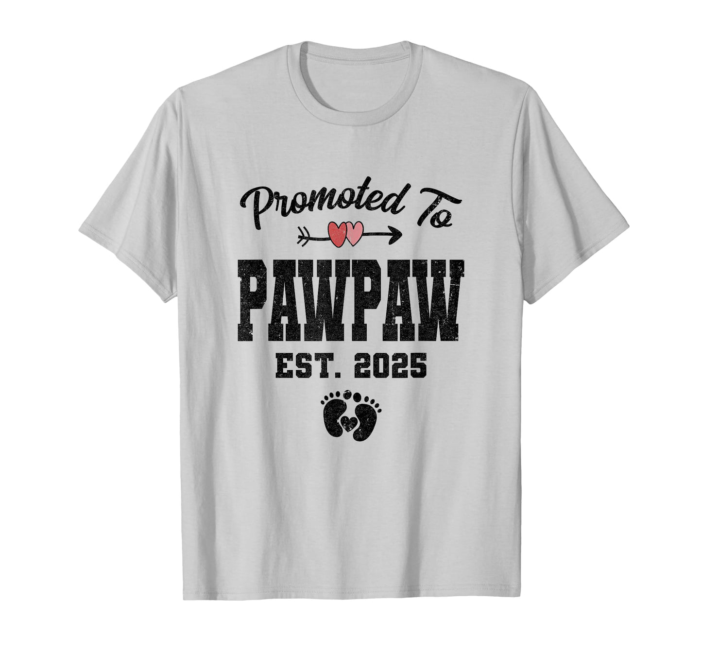 Promoted To Pawpaw Est 2025 First Time Fathers Day T-Shirt
