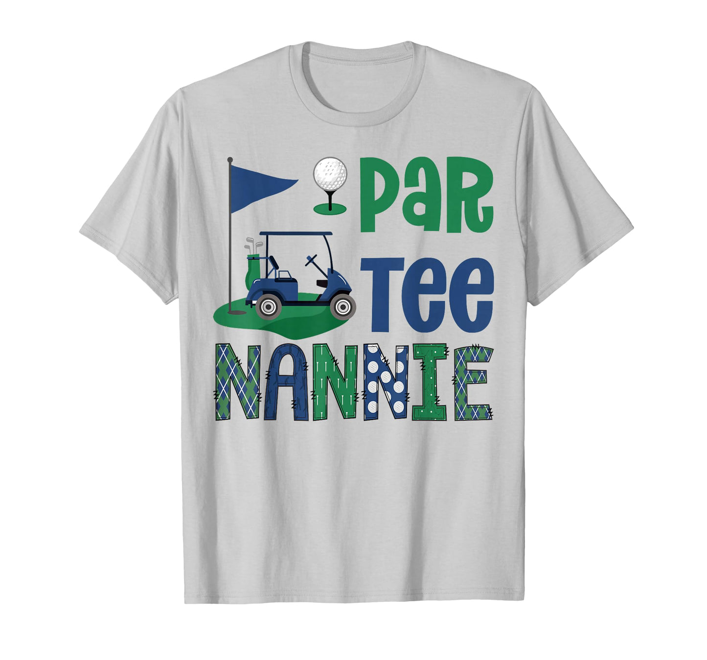 Par-Tee Nannie Golf Lover Birthday Party Family Matching T-Shirt