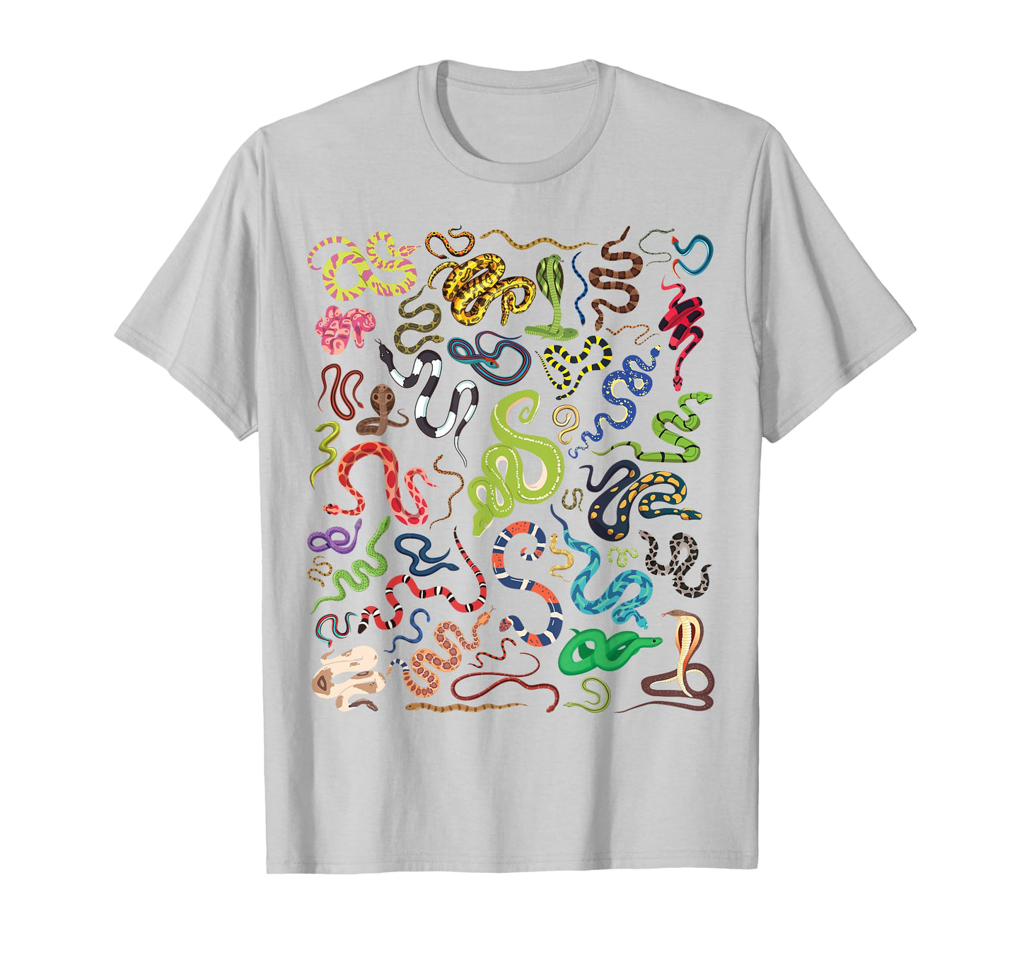 Types Of Snakes Educational Herpetologist Kids Boys Girls T-Shirt