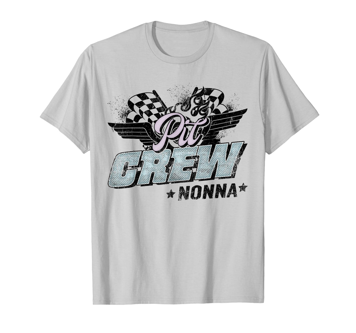 Pit Crew Nonna Race Car Birthday Family Race Car T-Shirt