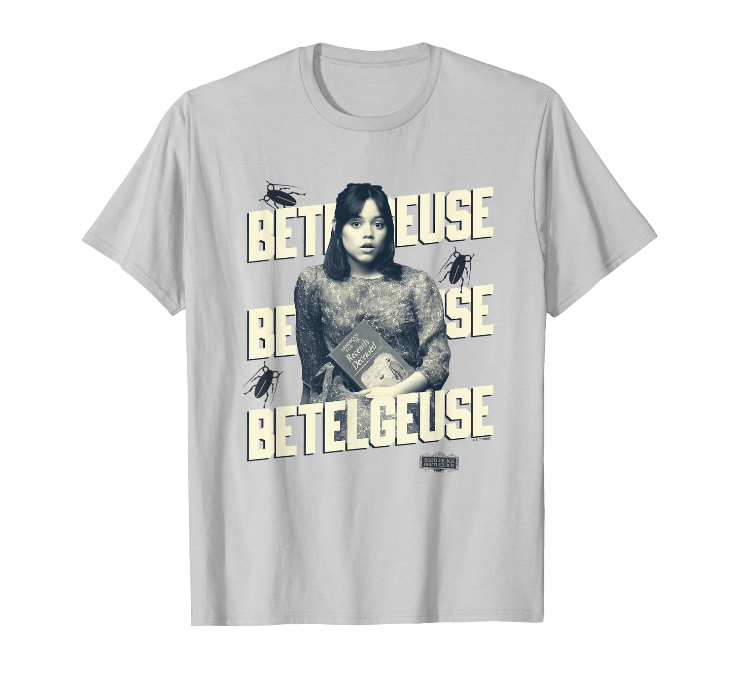 Beetlejuice Beetlejuice Astrid Holding Book Vintage T-Shirt