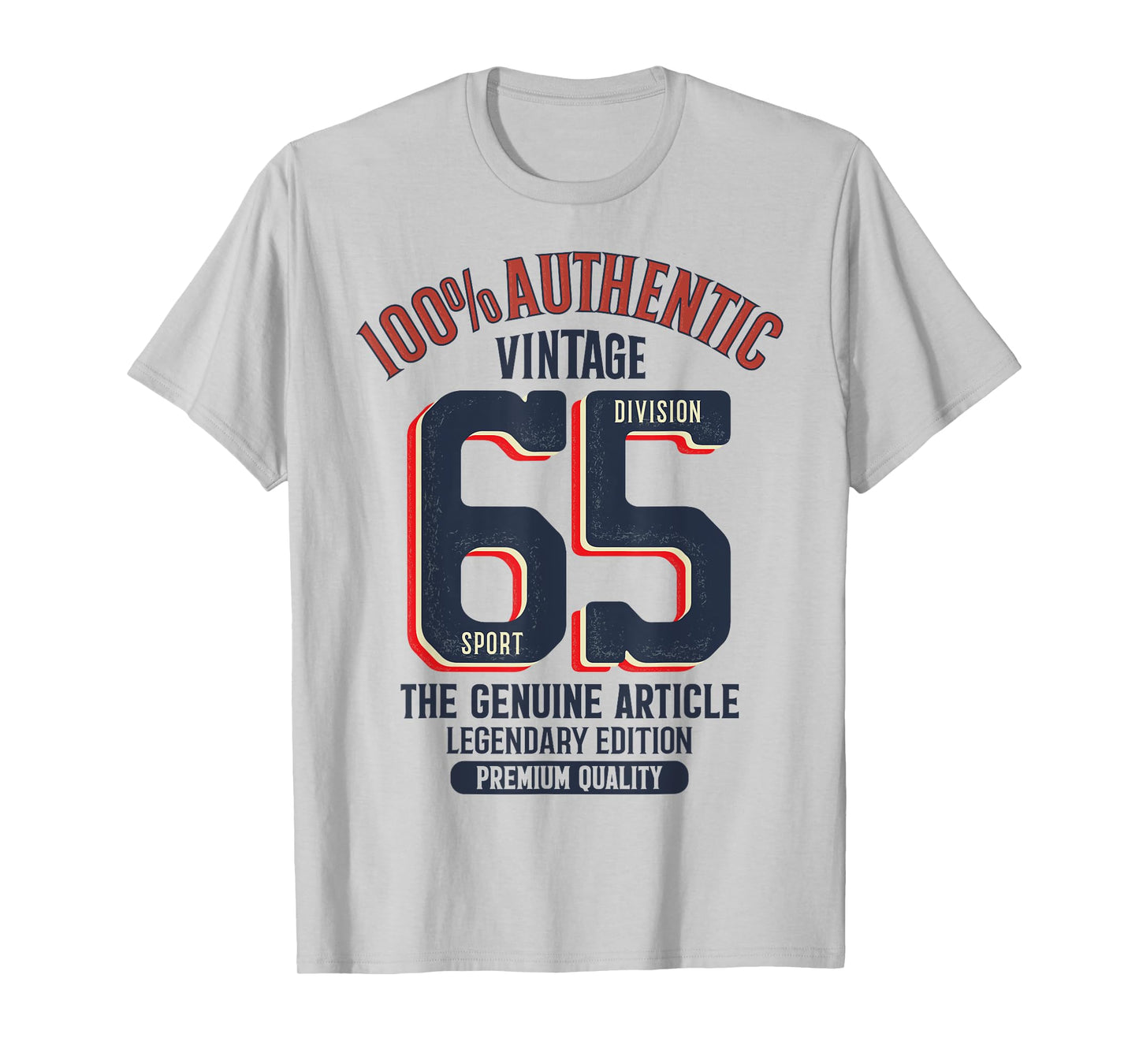Vintage Sport Division 1965 - 60th Birthday Gift for Men T-Shirt
