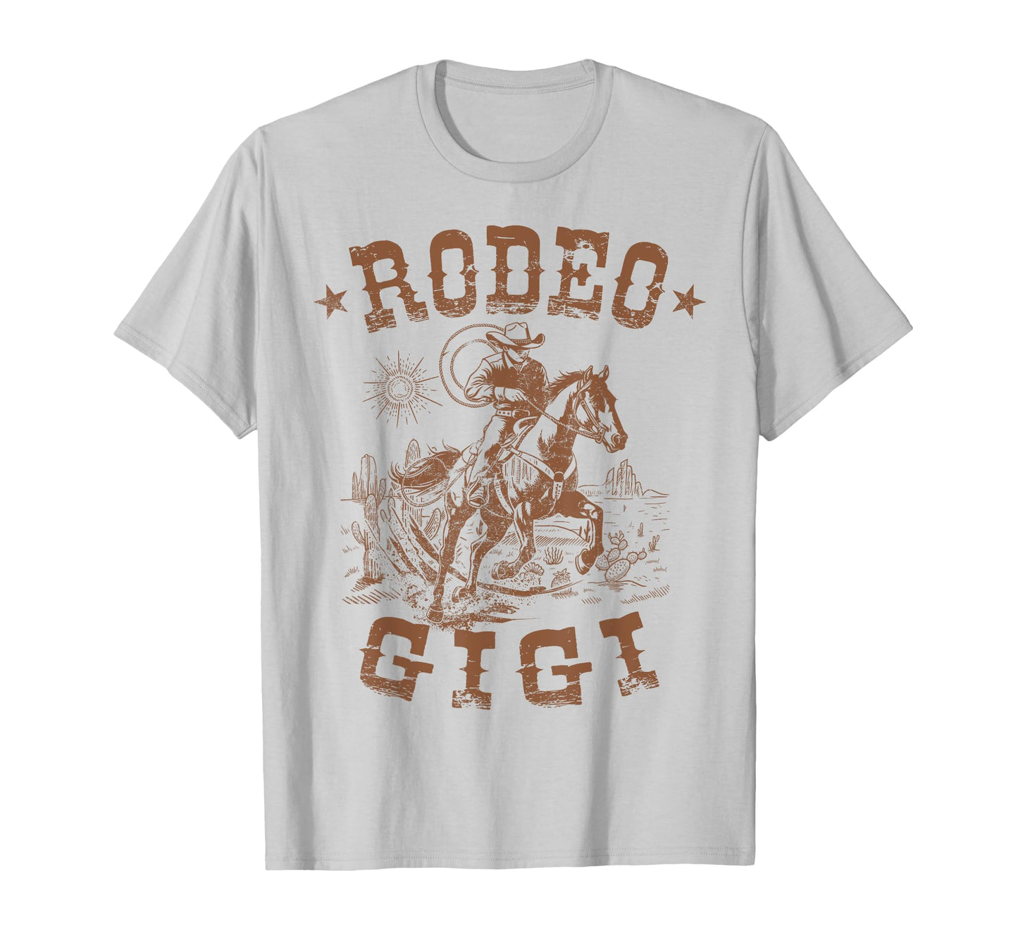 Rodeo Gigi Western Cowboy Family Matching Mother's Day T-Shirt