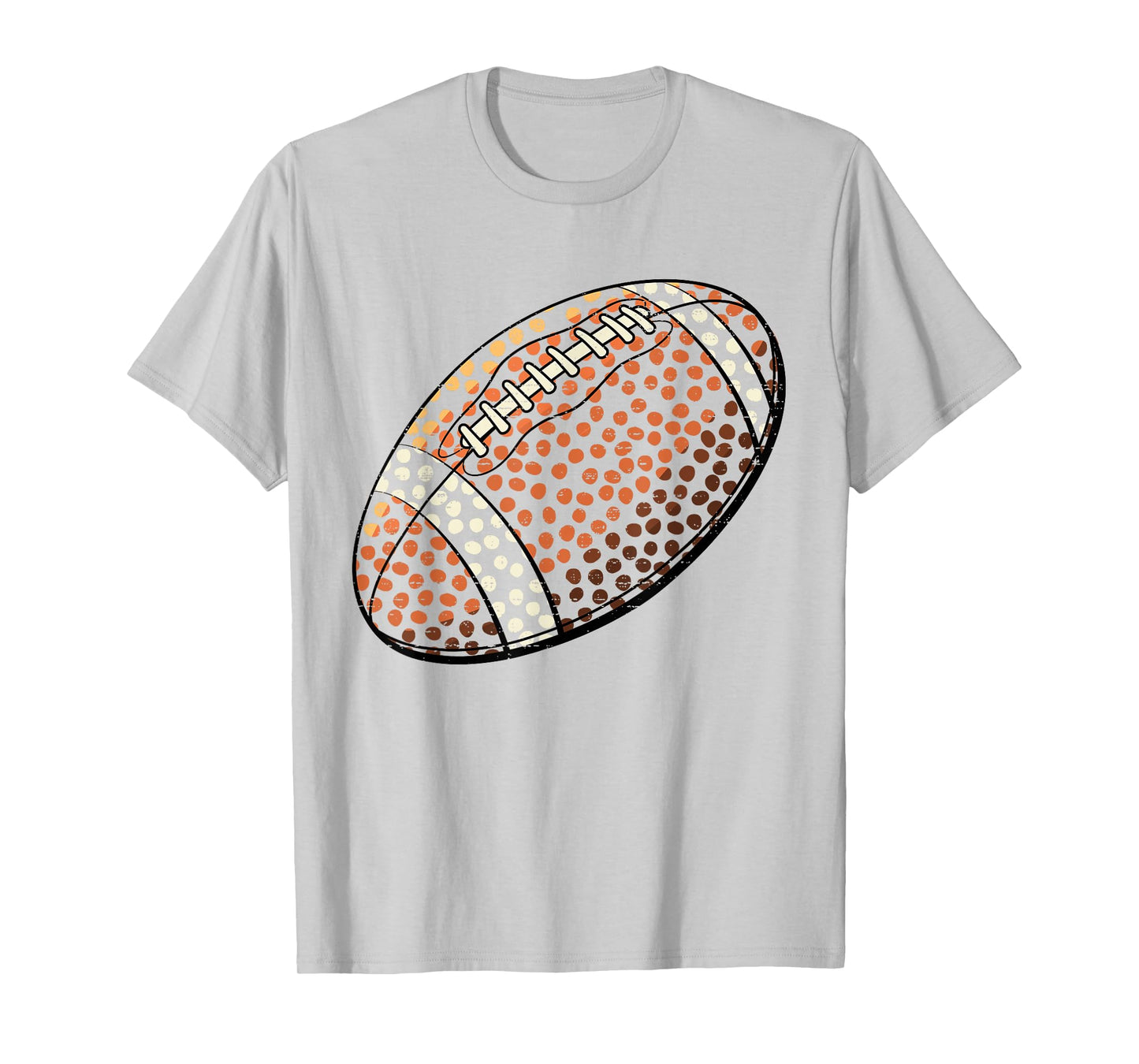 Happy Dot Day Football Colorful Polka Dots Boy Teen Youth T-Shirt