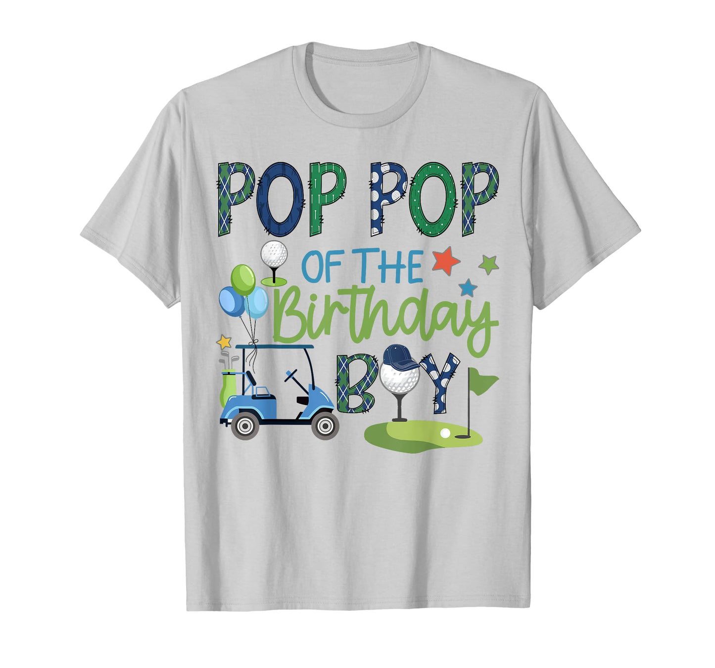 Pop Pop Of The Birthday Boy Hole in One Golf Sport T-Shirt