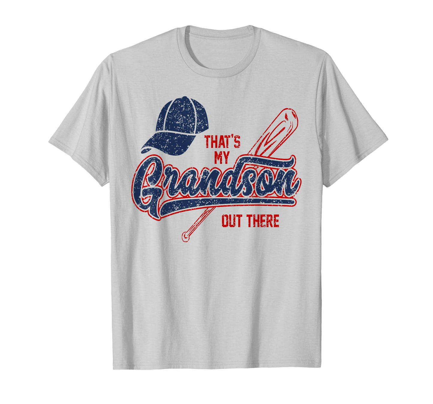 Thats My Grandson Out There Baseball Grandma Mother's Day T-Shirt