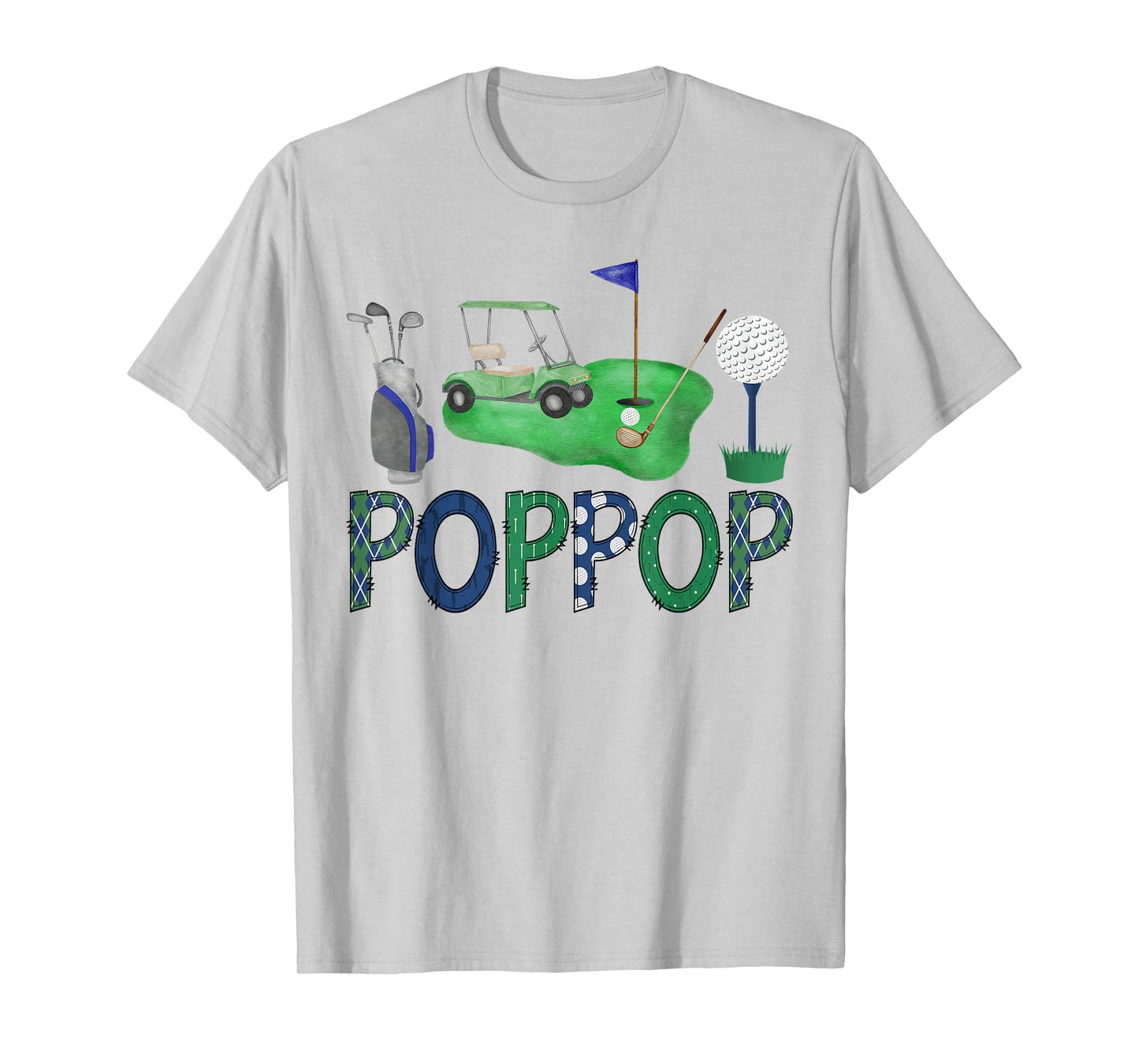 PopPop Of The Birthday Boy Hole in One Golf Sport Matching T-Shirt