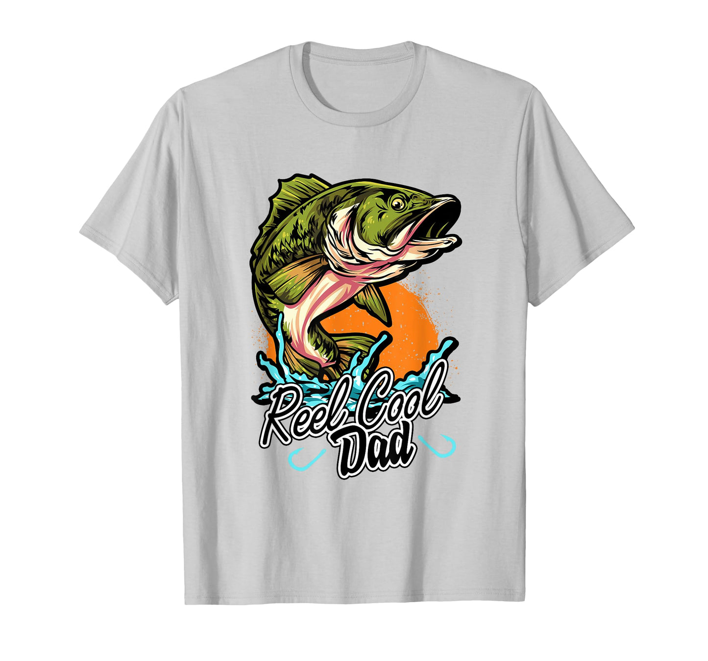 Funny Reel Fishing Fish Fisherman Fathers Dad Angling Angler T-Shirt