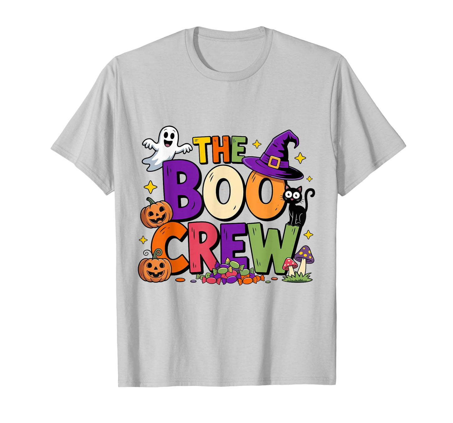 Halloween The Boo Crew Cute Ghost Spooky Family Matching T-Shirt