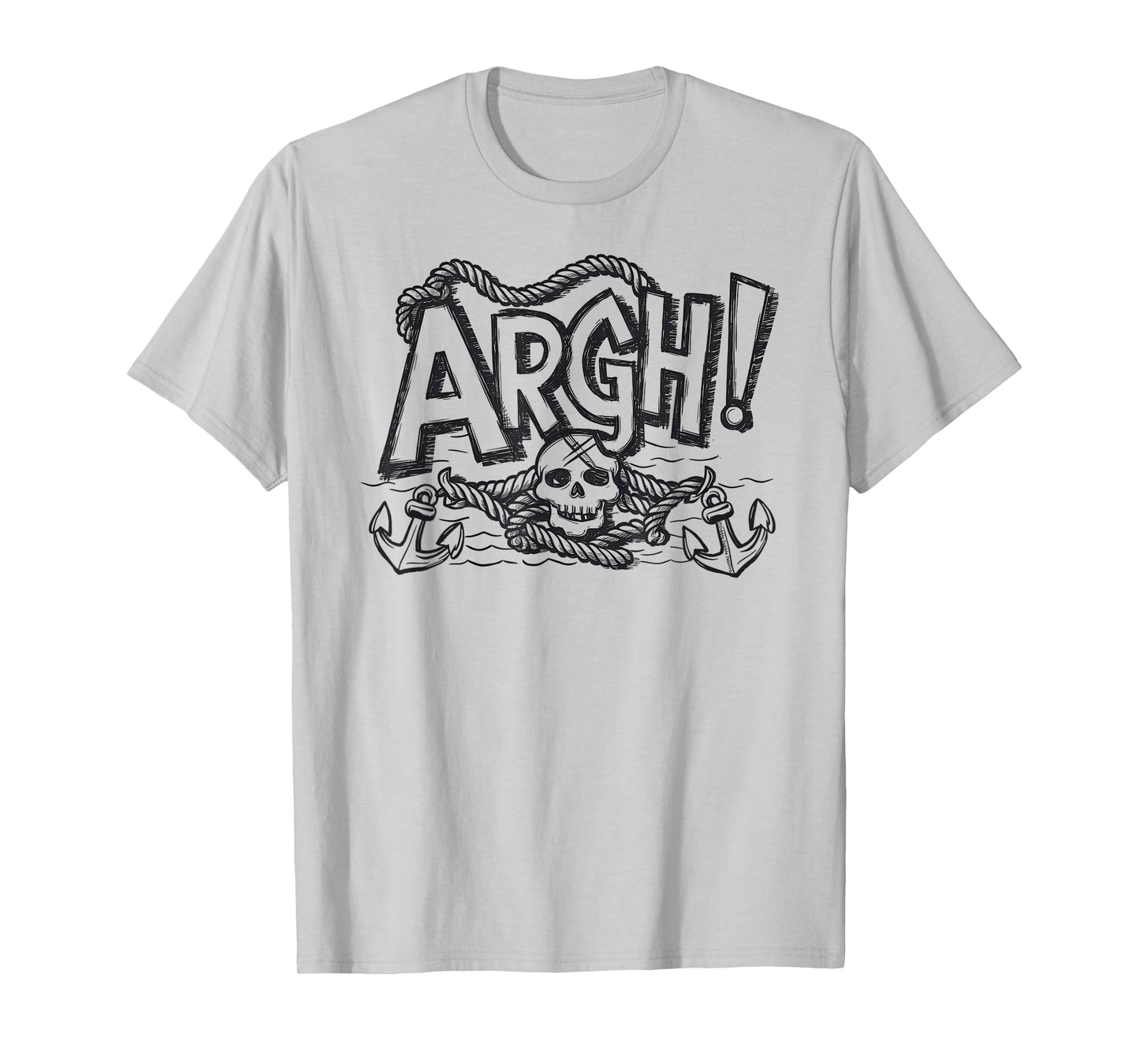 Fun ARGH Pirate Style Pirate Costume ARGH Pirate T-Shirt