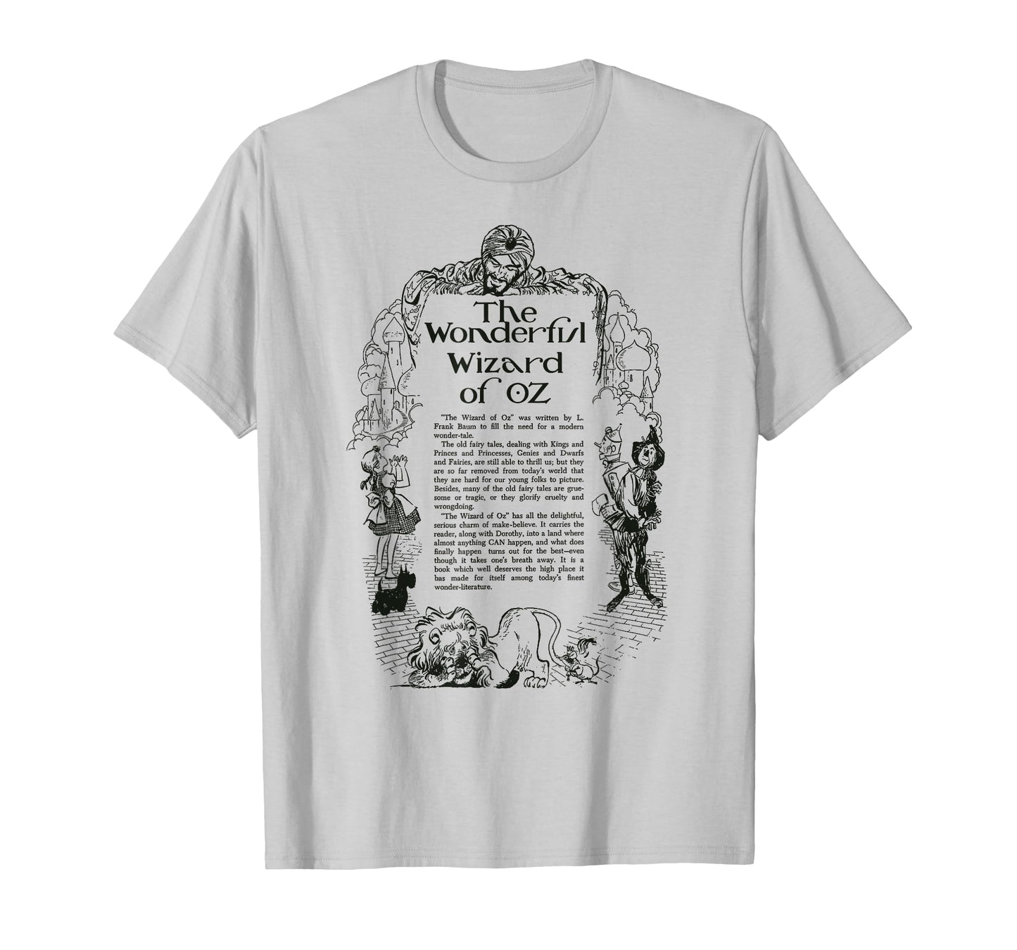 Oz Book Dorothy Toto Lion Scarecrow Oz Tin Man Wizard of OZ T-Shirt