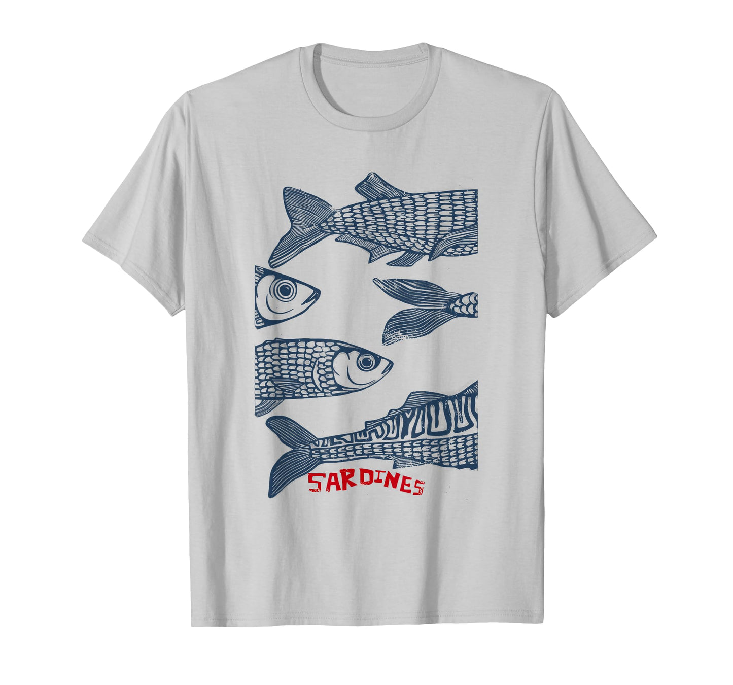 Sardines Tinned Fish Retro Graphic For Men Women T-Shirt