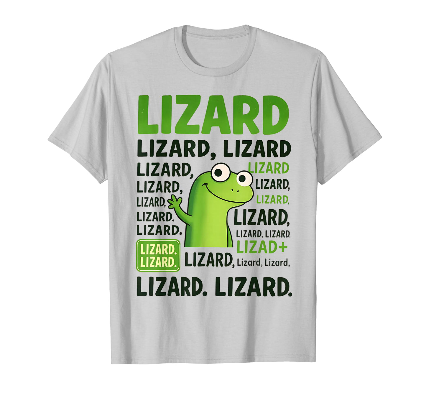 Lizard Lizard Lizard Shirt Funny Weirdcore Animal Meme Gen Z T-Shirt