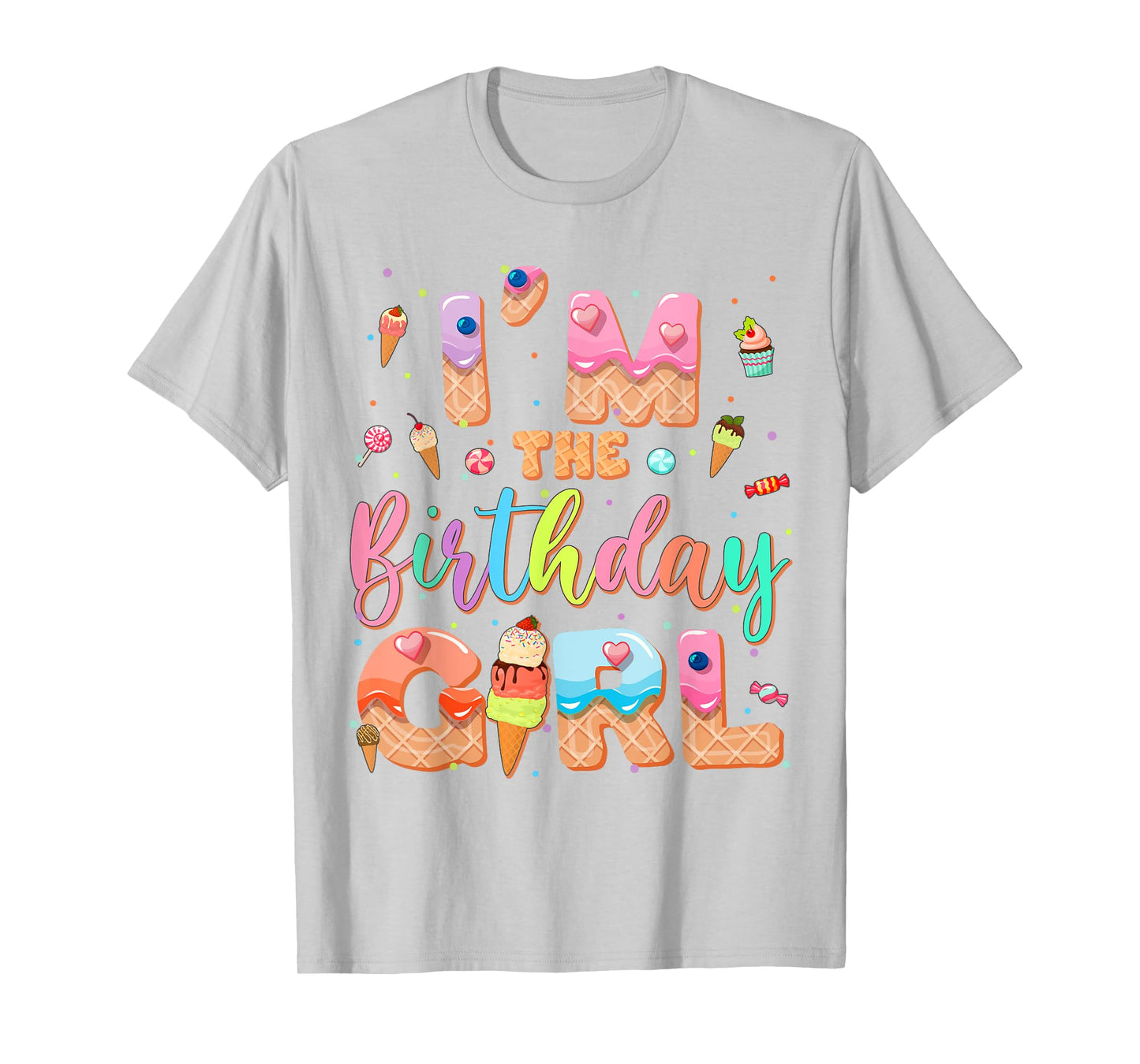 Im The Birthday Ice Cream Group Family Matching Party T-Shirt