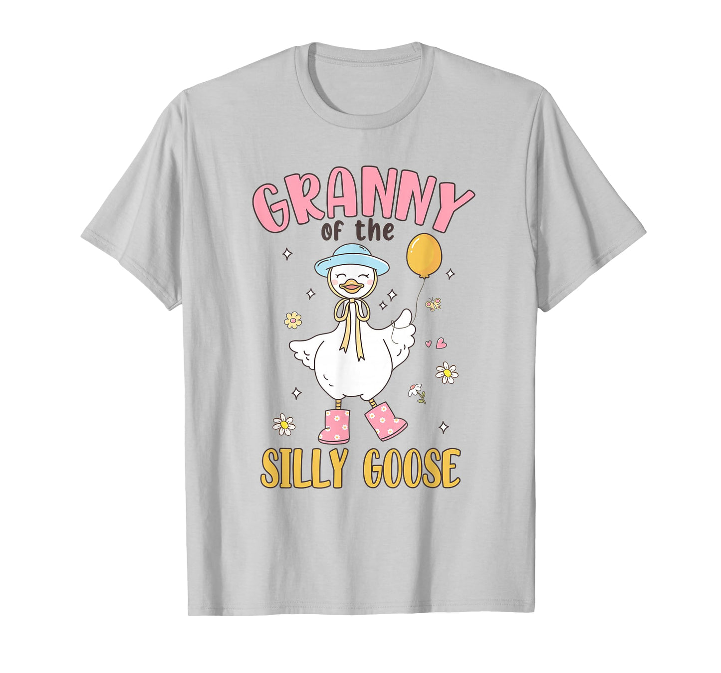 Granny of The Silly Goose First Birthday Family Matching T-Shirt