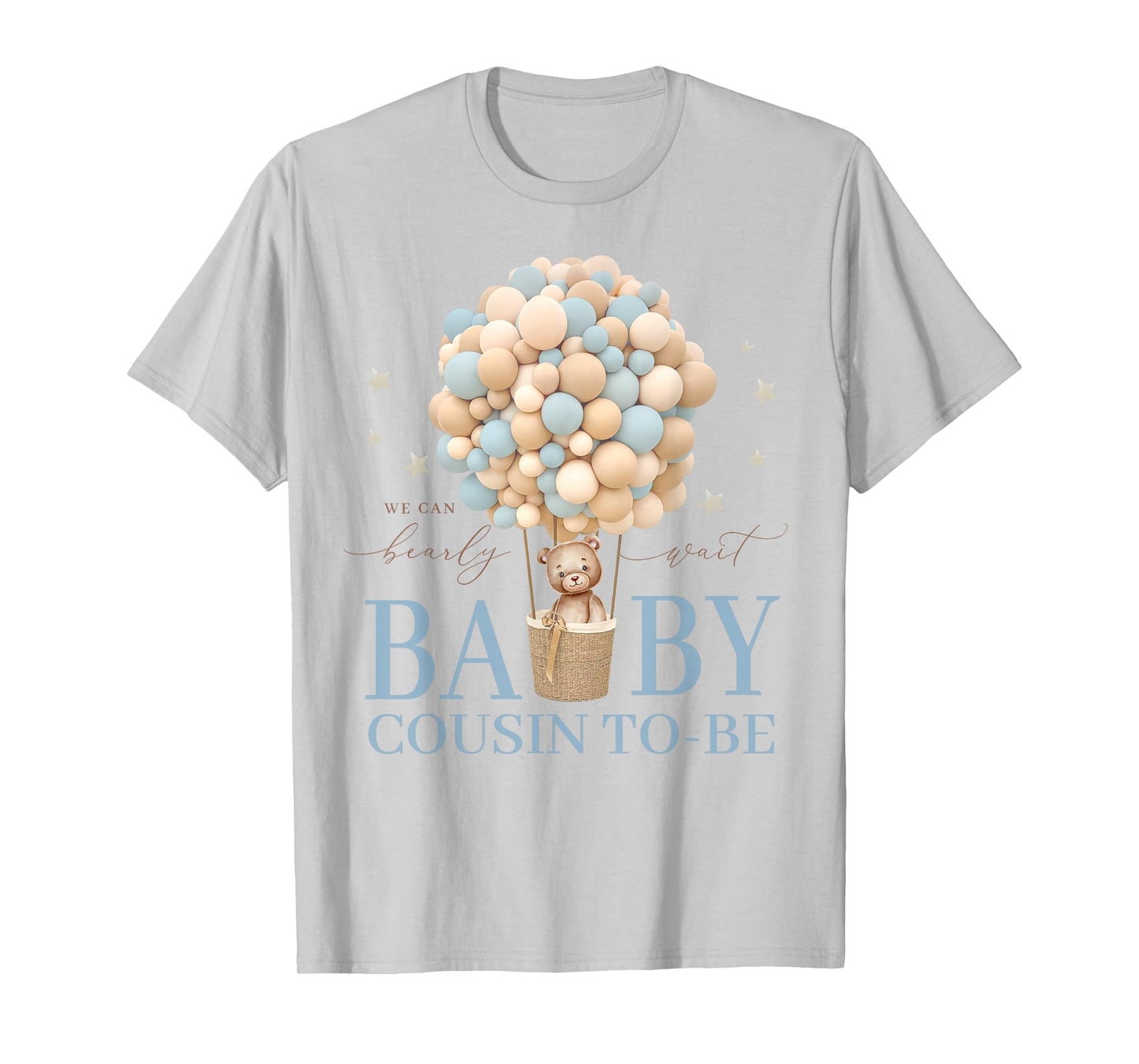 Cousin We Can Bearly Wait Baby Shower Bear Family Matching T-Shirt