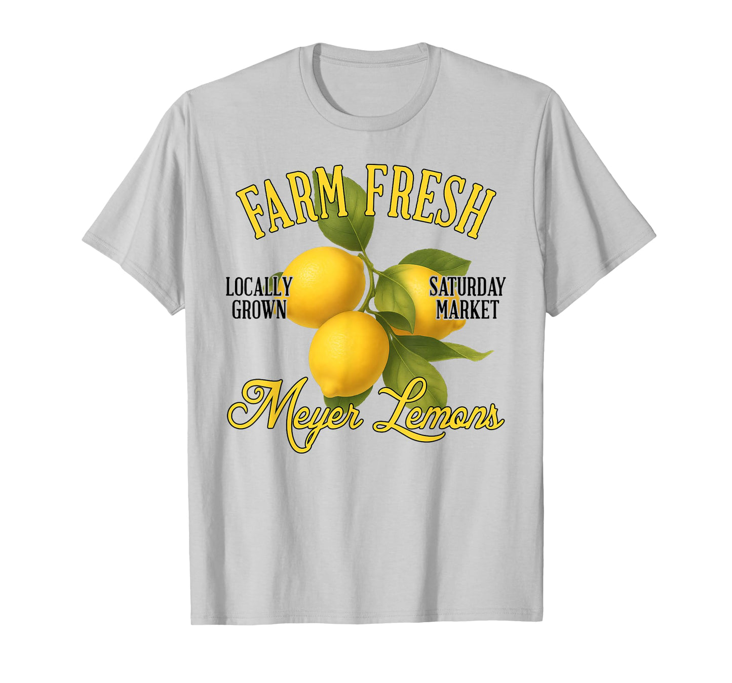 Farmers Market Lemon Gardening Farm Fresh Meyer Lemons T-Shirt