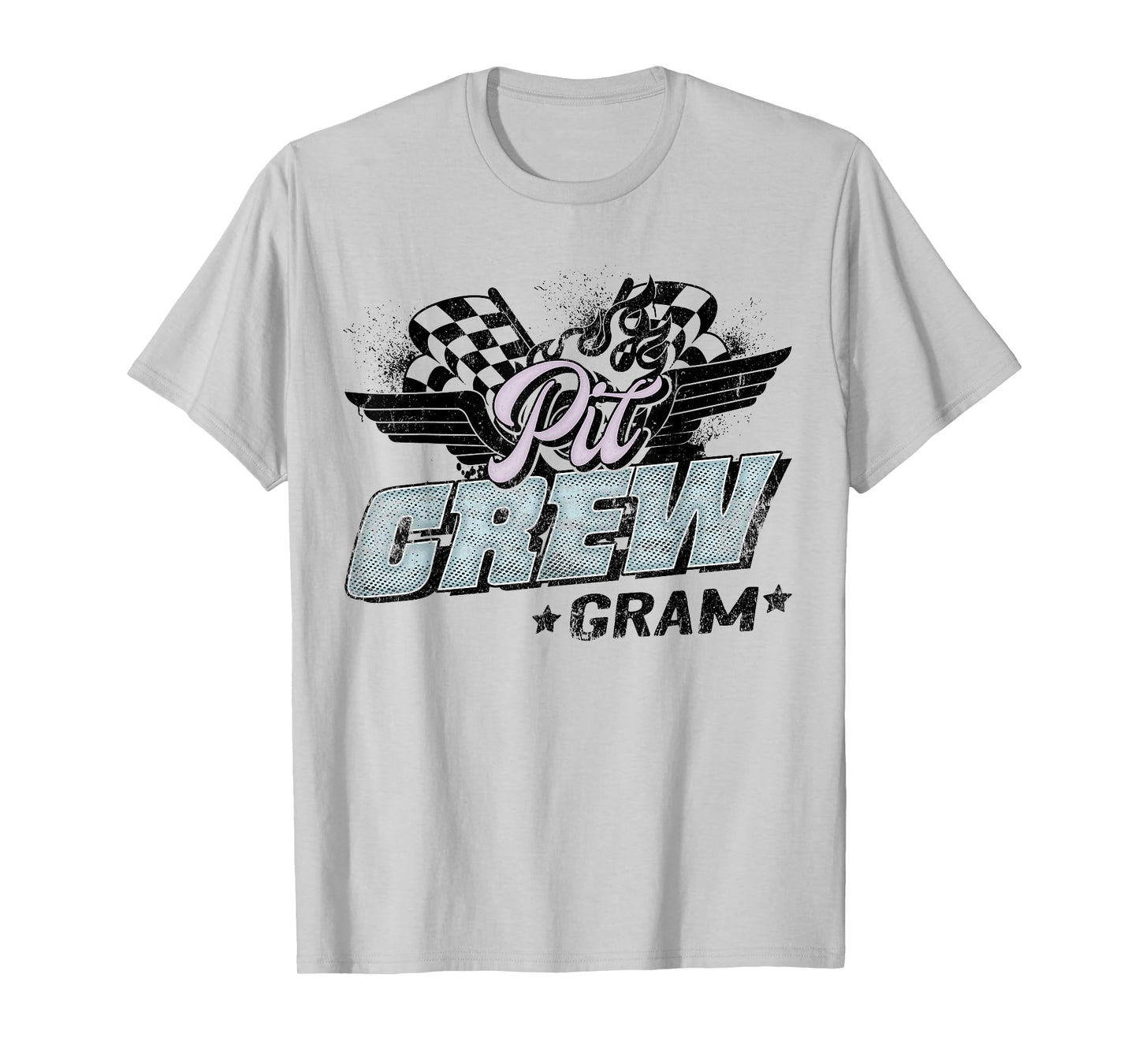 Pit Crew Gram Race Car Birthday Family Race Car T-Shirt