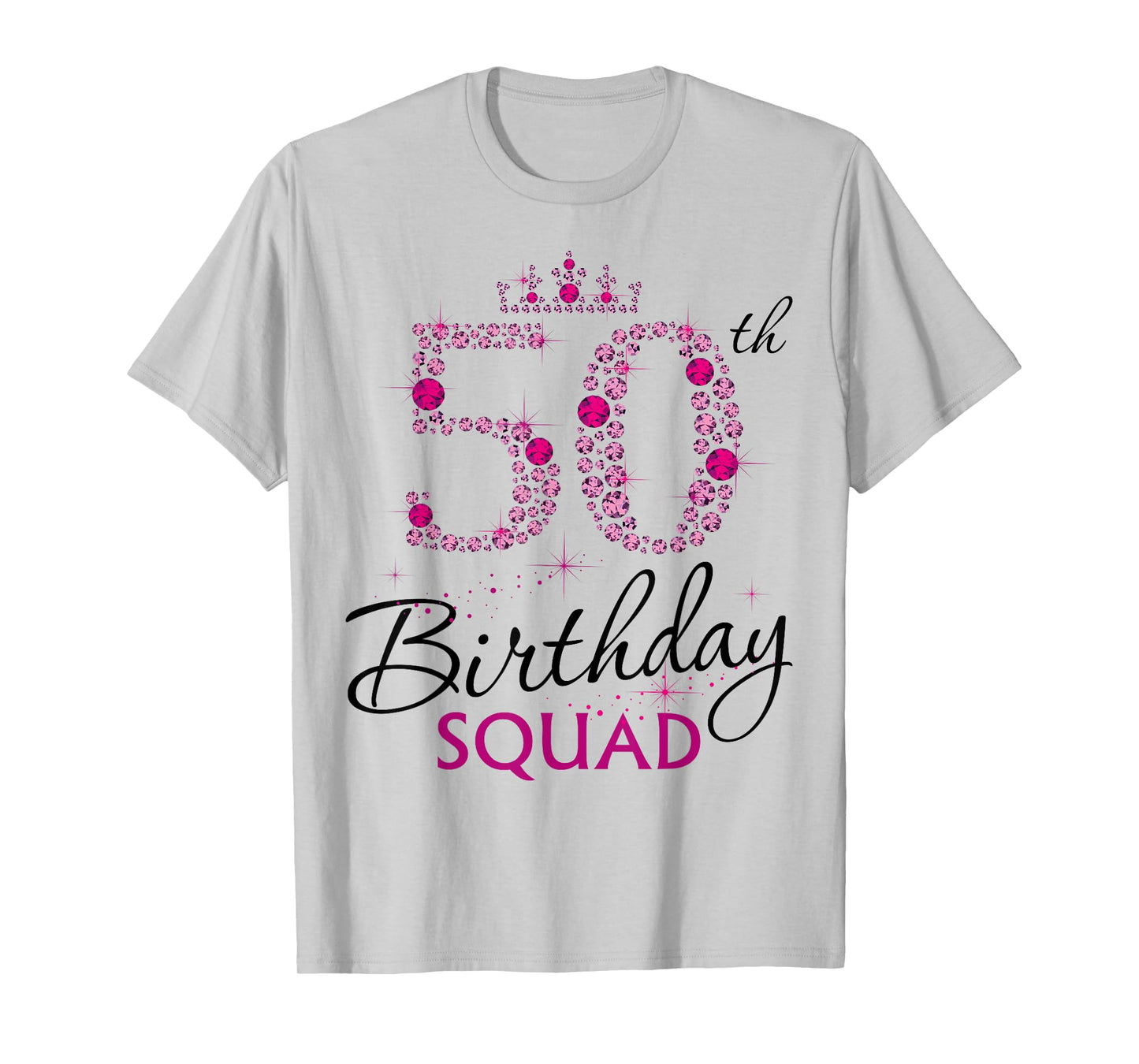 50th Bday Group Birthday 50 Birthday 50 Party Crew Squad T-Shirt
