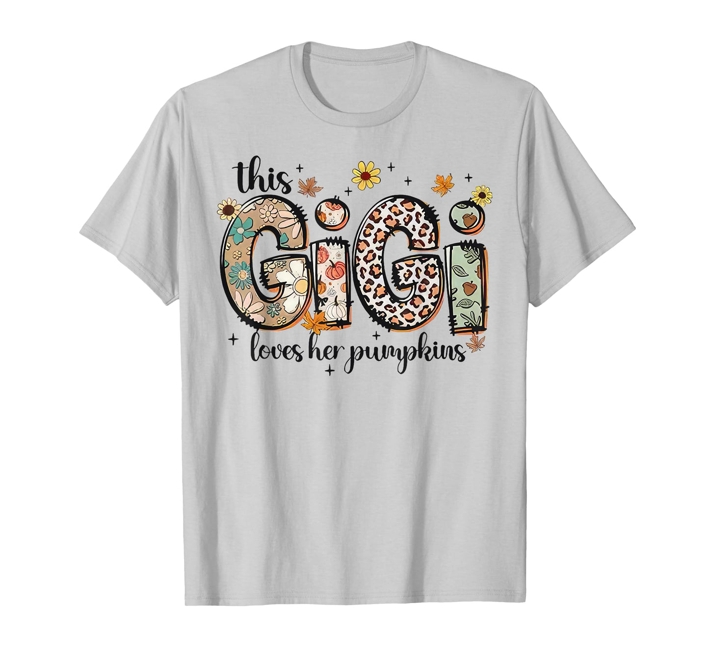 This Gigi Loves Her Pumpkins Fall Thanksgiving T-Shirt