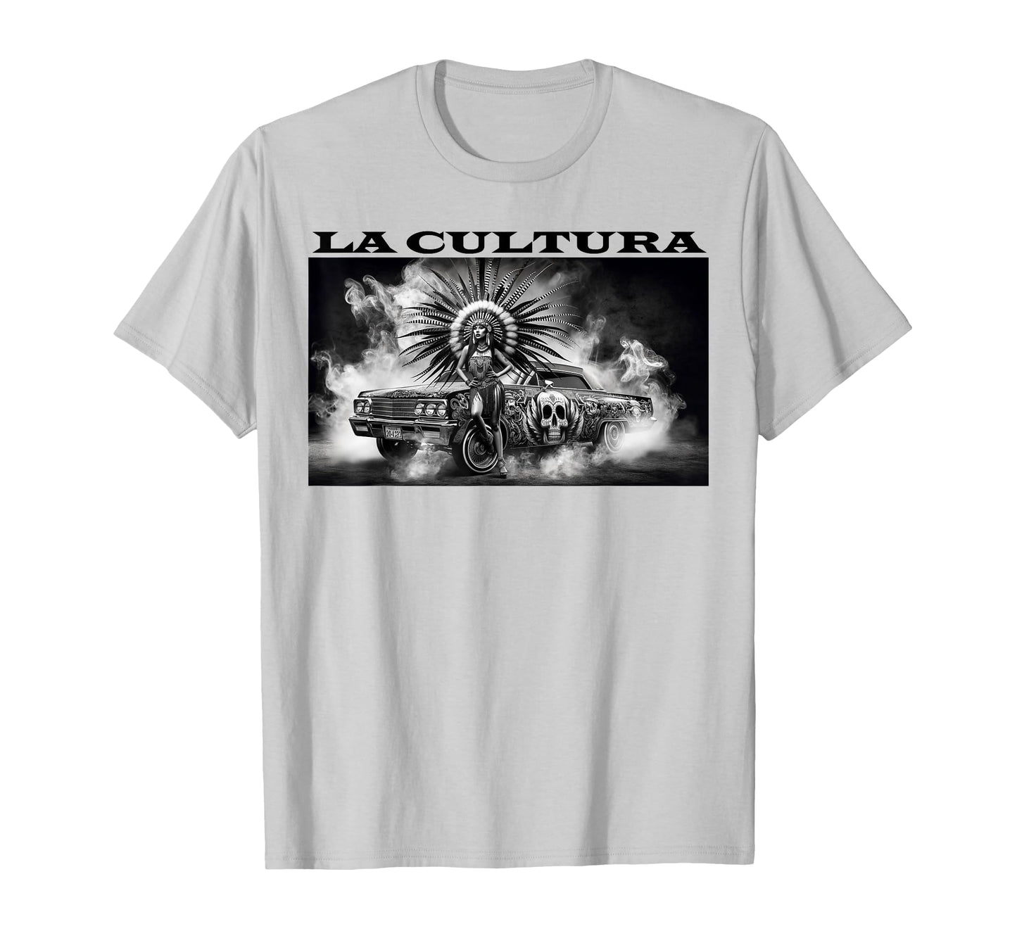 Chicano Mexican Culture Lowriders Aztec Classic La Cultura T-Shirt