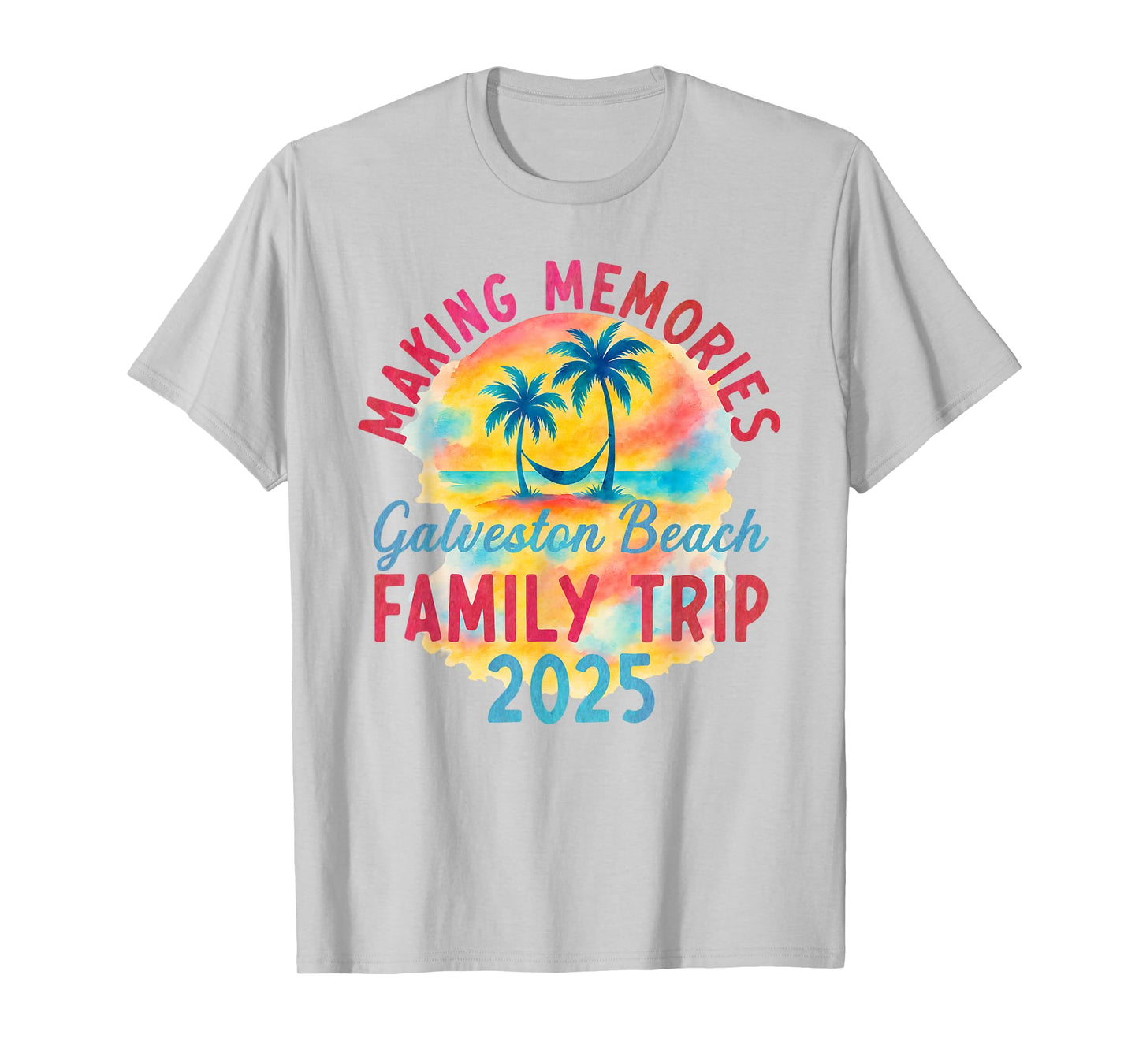 Family Galveston Beach Vacation 2025 Summer Vacation T-Shirt