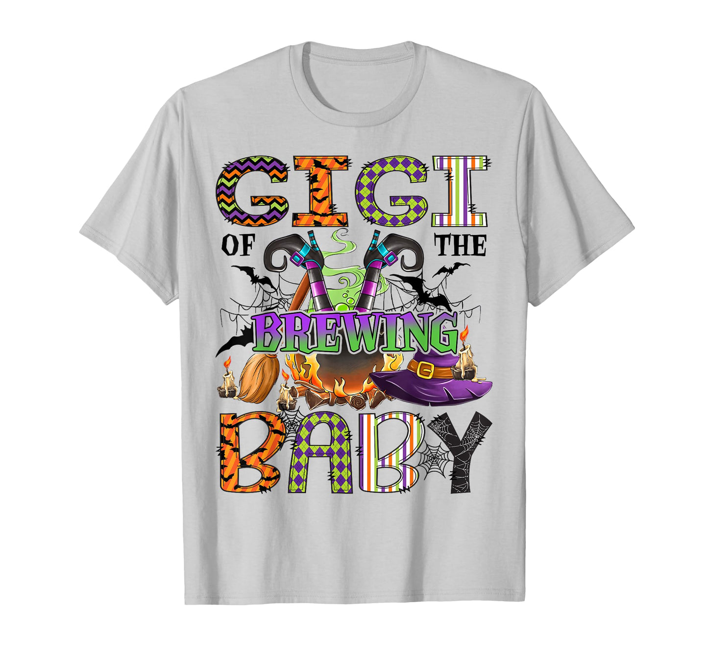 Gigi of Brewing Baby Halloween One Spooky Gigi T-Shirt