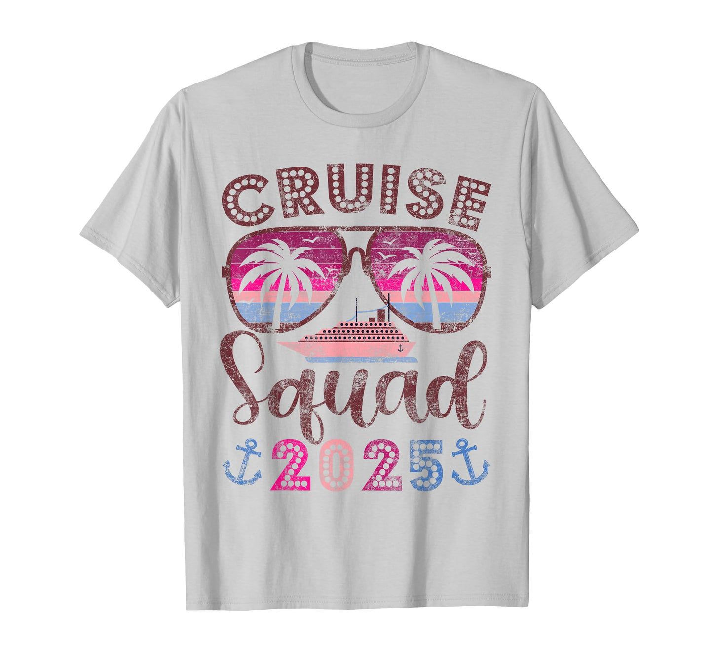 Cruise Squad 2025 Family Friends Vacation Matching Group T-Shirt