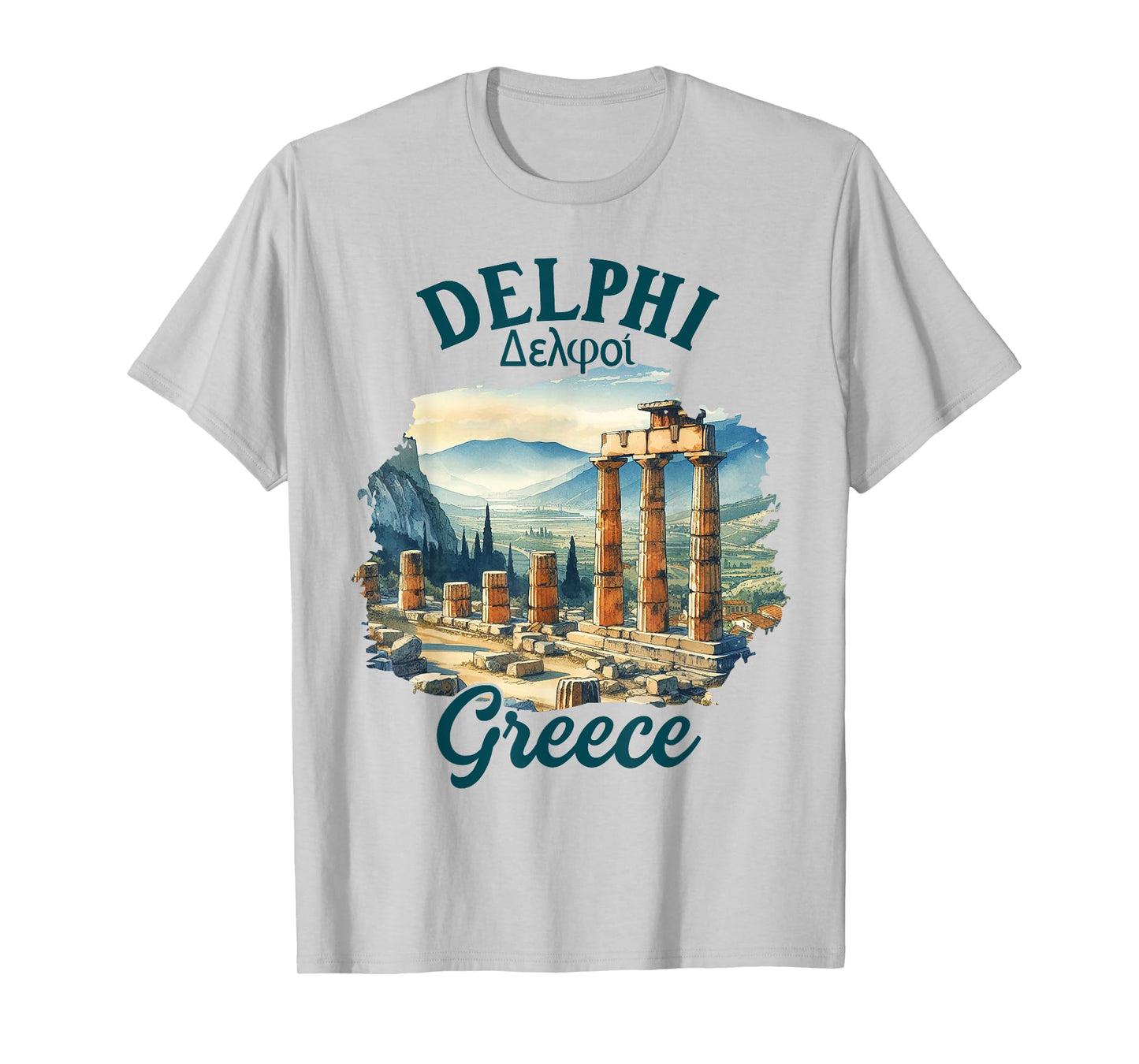 Delphi Greece Traveling Trip Greek Meet Me In Delphi T-Shirt